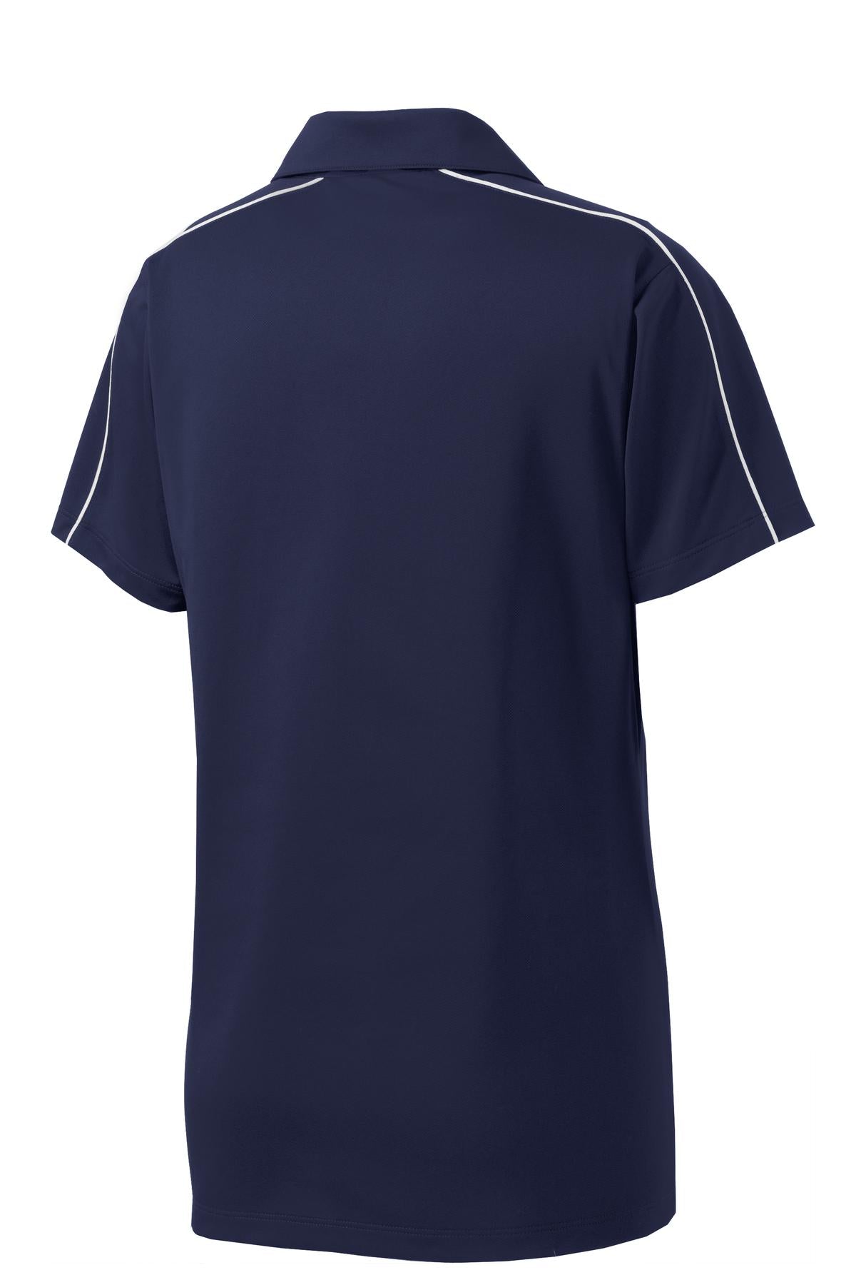 Sport-Tek Women's Micropique Sport-Wick Piped Polo. LST653