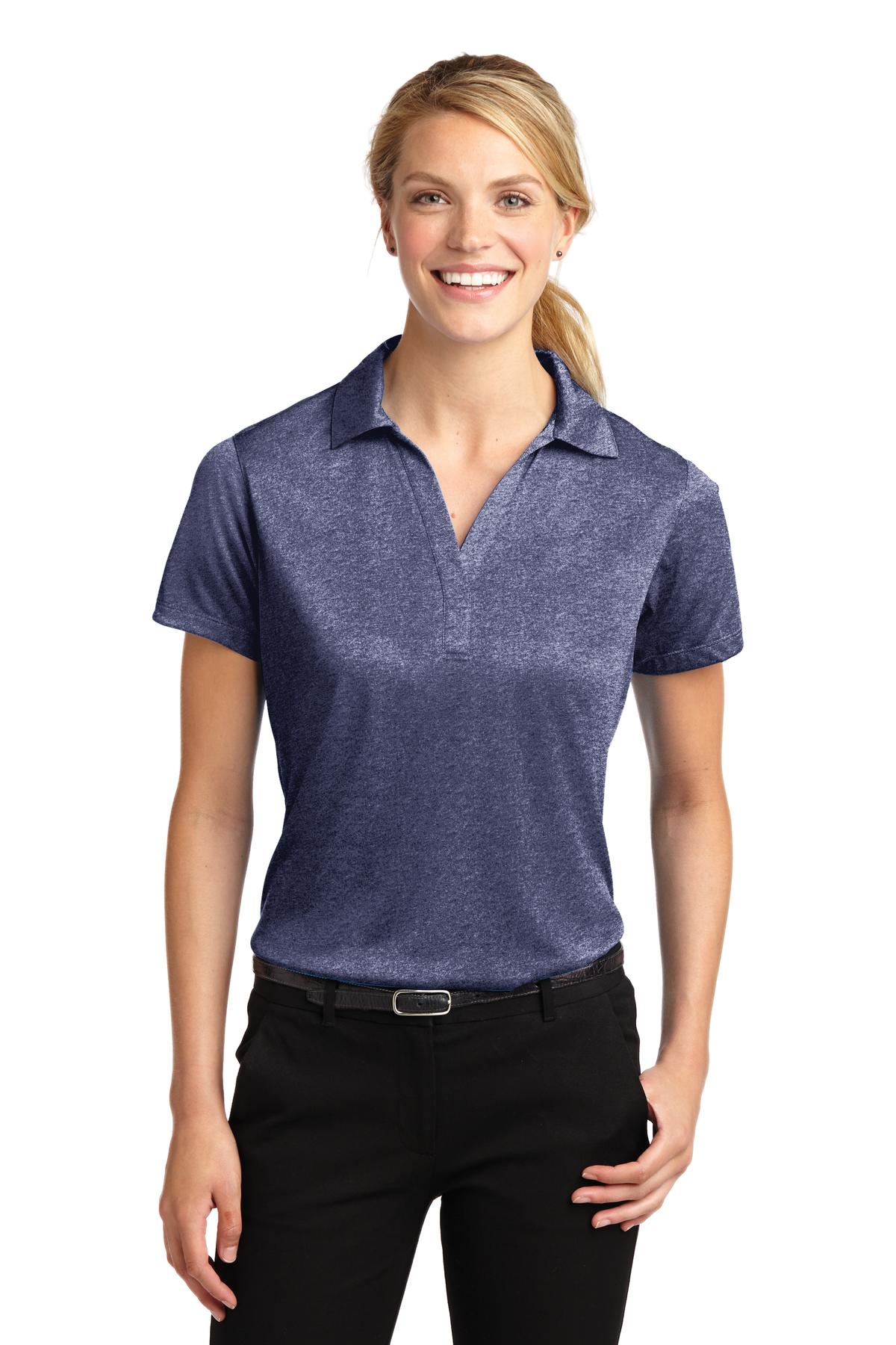 Sport-Tek Women's Heather Contender Polo. LST660