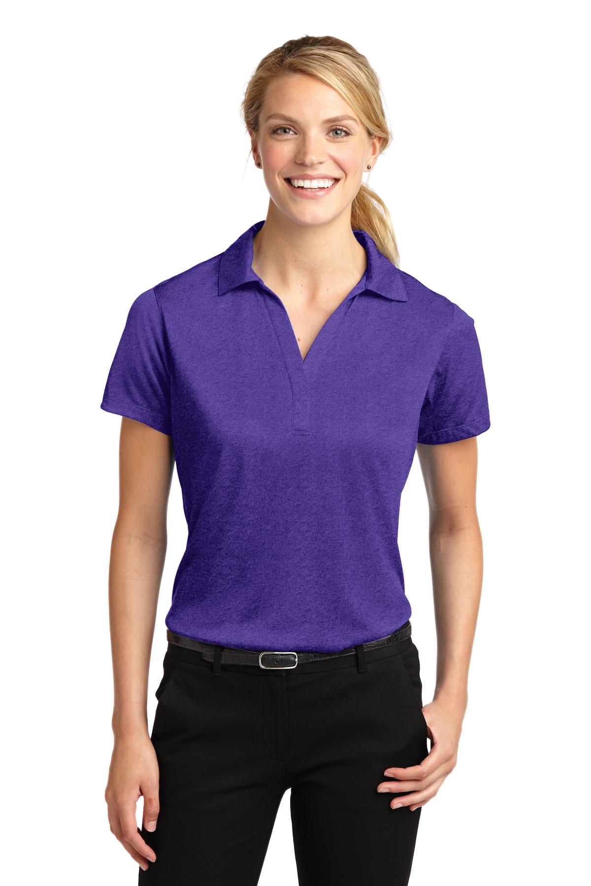 Sport-Tek Women's Heather Contender Polo. LST660