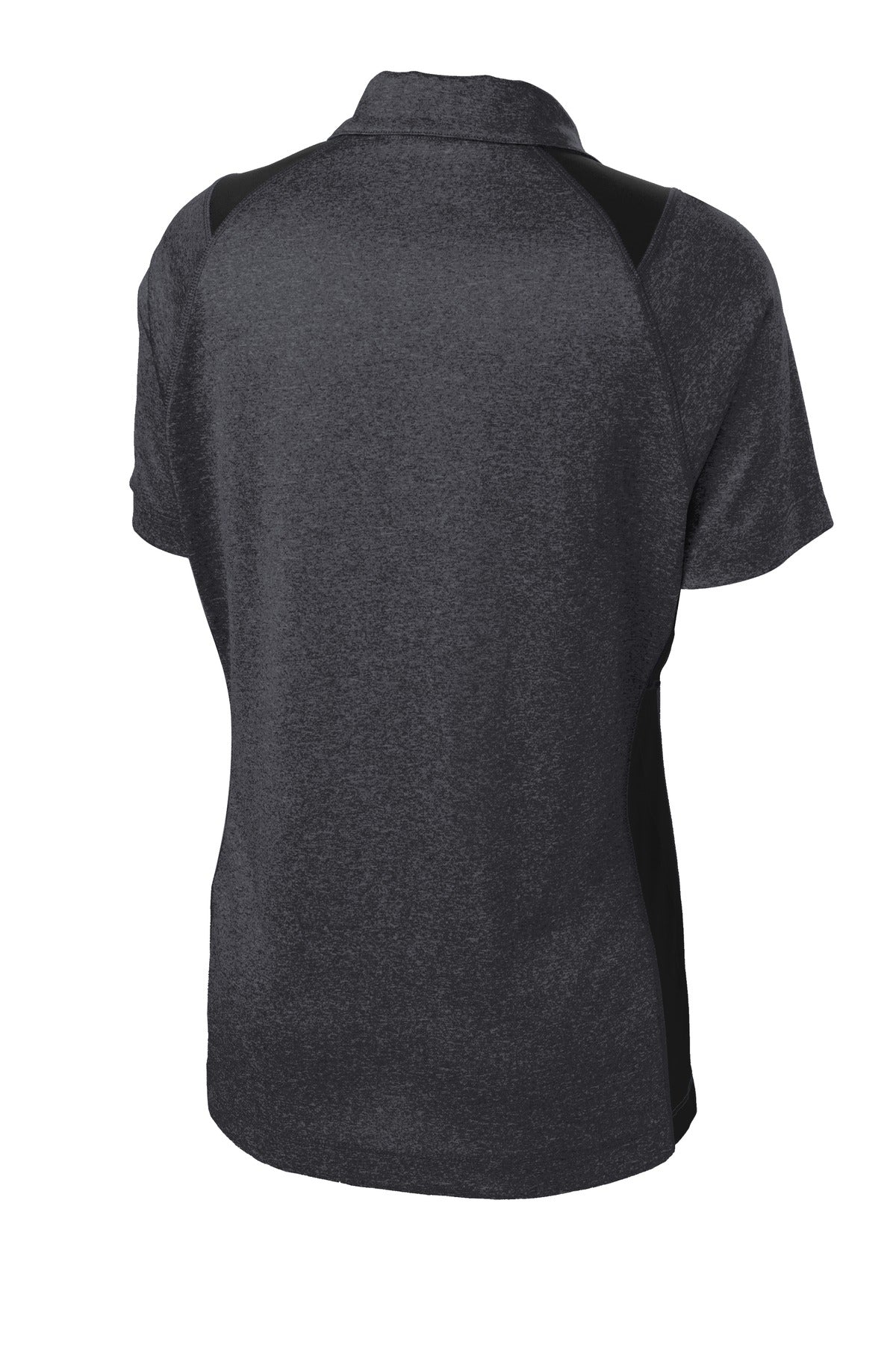 Sport-Tek Women's Heather Colorblock Contender Polo. LST665