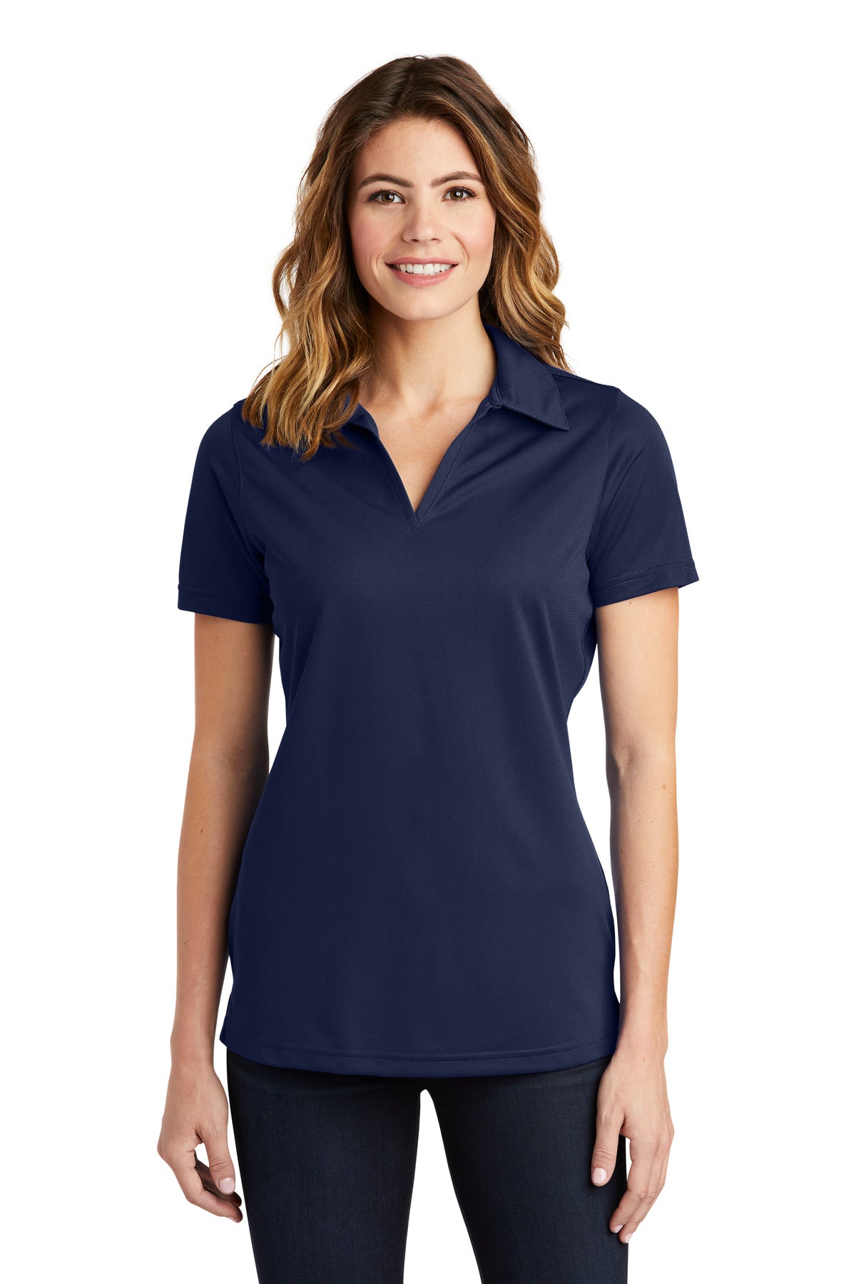Sport-Tek Women's PosiCharge Active Textured Polo. LST690