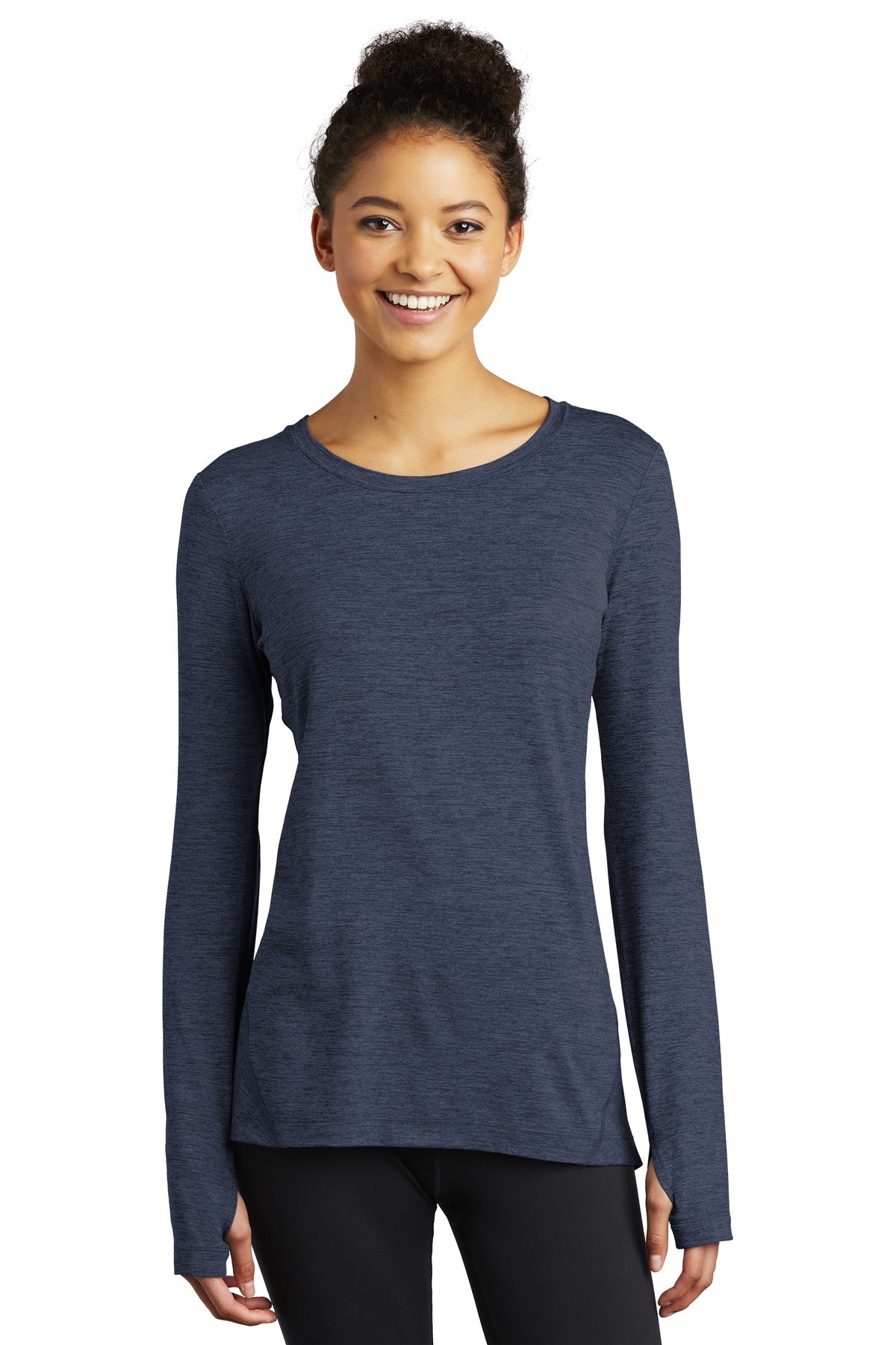 Sport-Tek Women's Exchange 1.5 Long Sleeve Crew. LST710