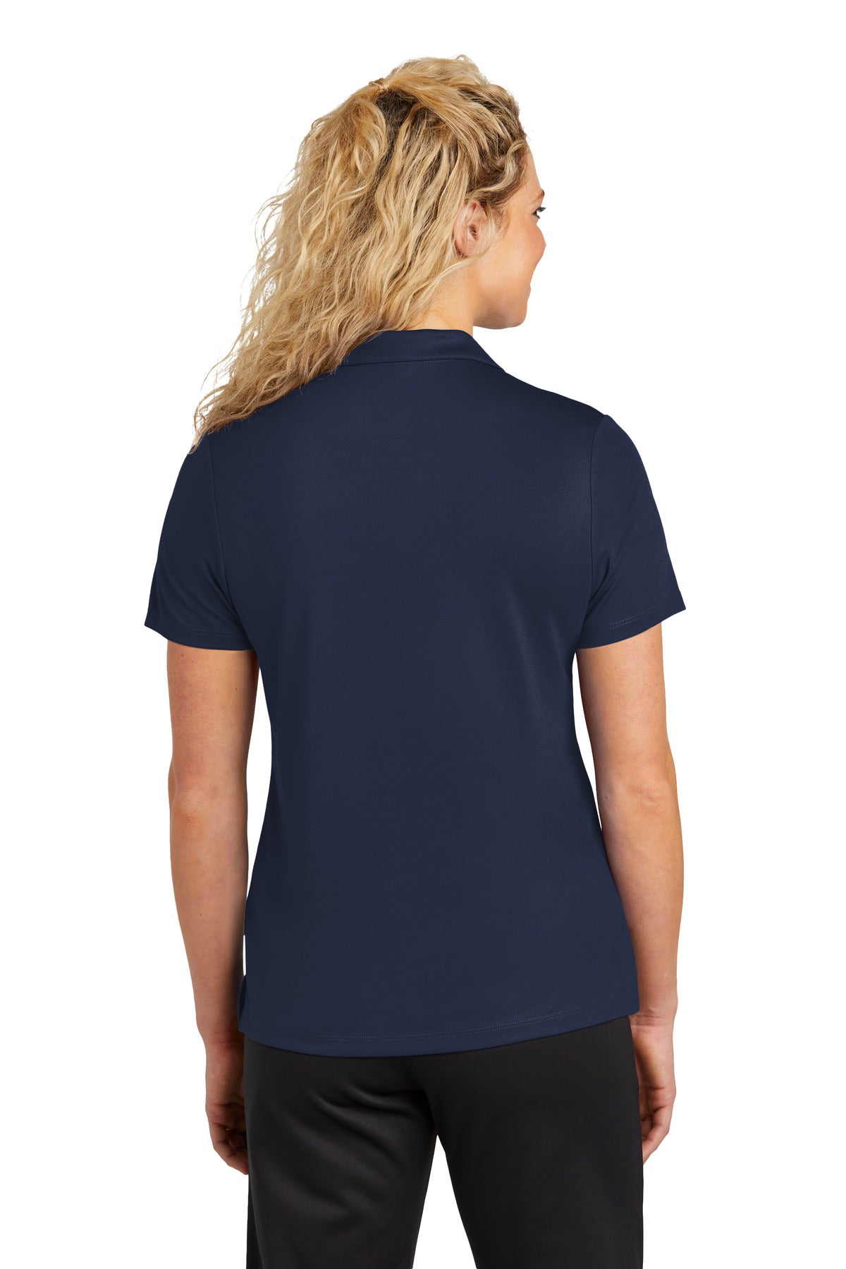 Custom Embroidered Sport-Tek Women's UV Micropique Polo LST740,True Navy