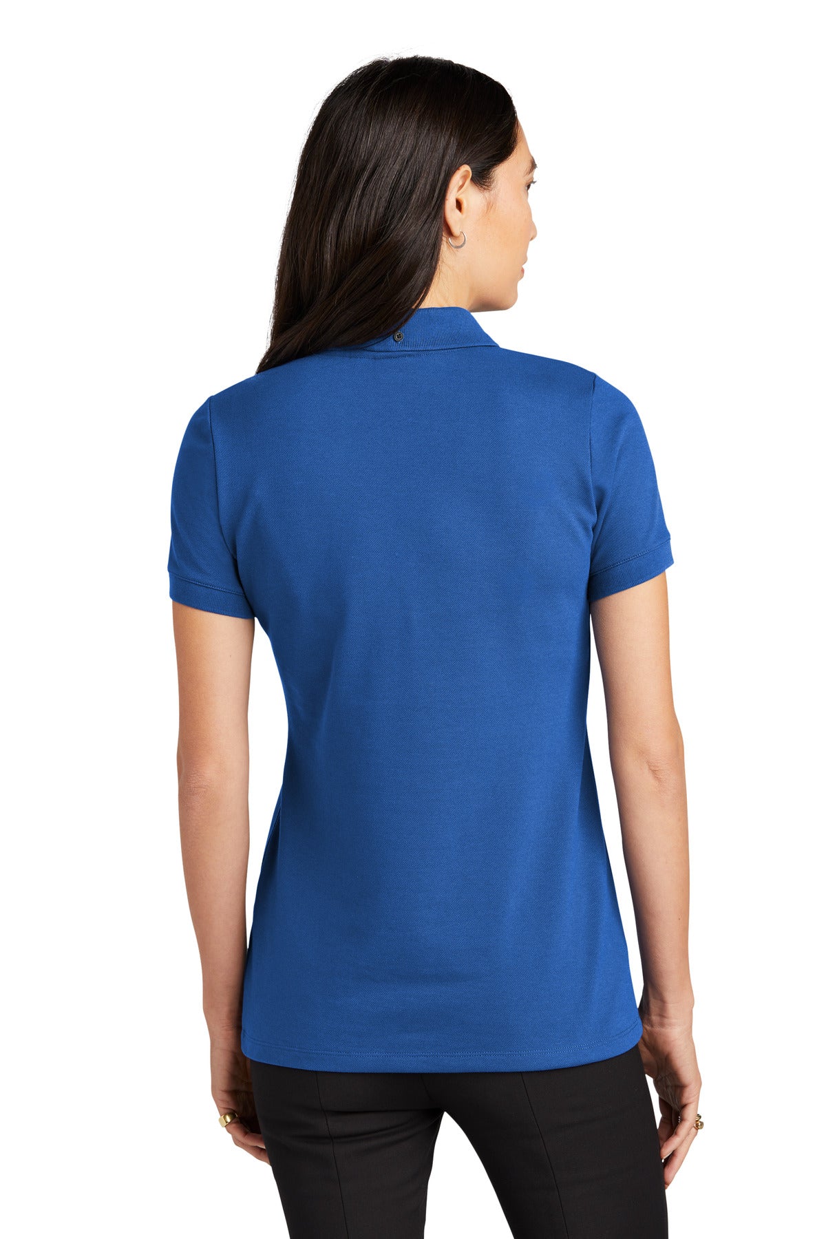 Custom Embroidered Mercer+Mettle Women's Stretch Heavyweight Pique Polo MM1001,Blue Note