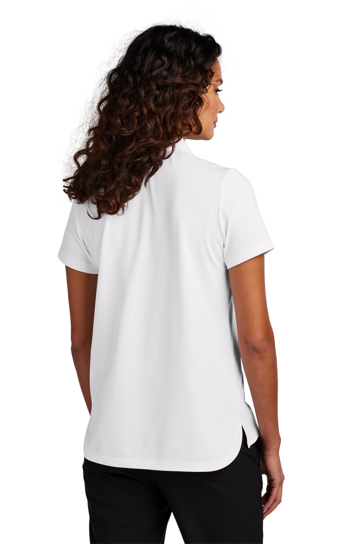 Custom Embroidered Mercer+Mettle Women's Stretch Pique Polo MM1005,White