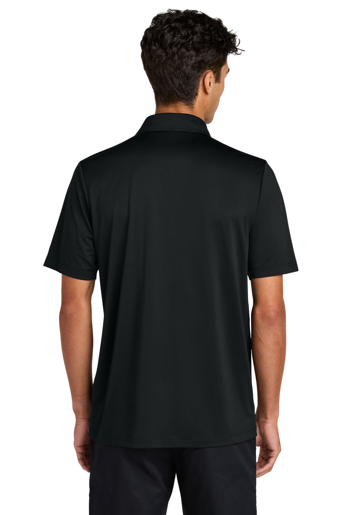 Custom Embroidered Mercer+Mettle Recharge Jersey Polo MM1020,Deep Black