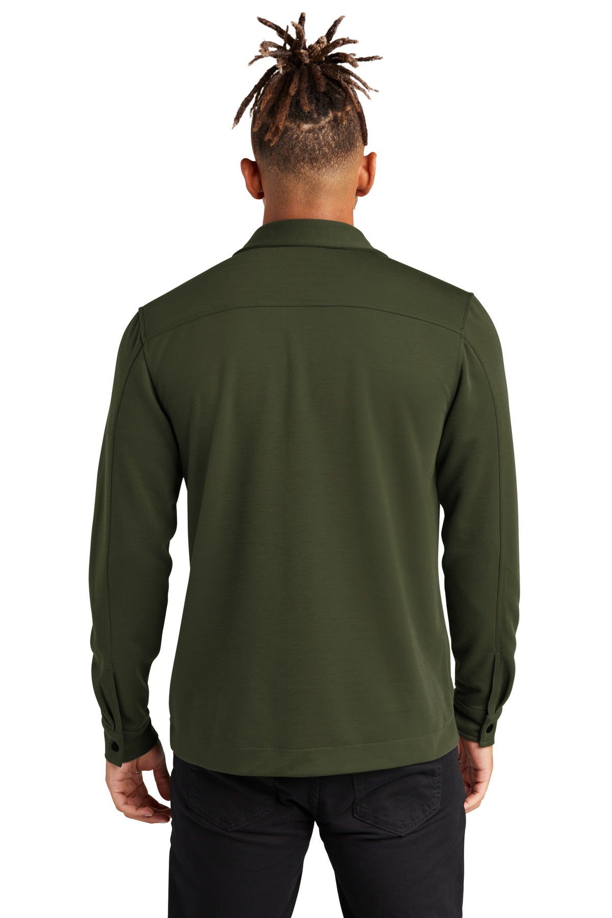 Custom Embroidered Mercer+Mettle Double-Knit Snap Front Jacket MM3004,Townsend Green