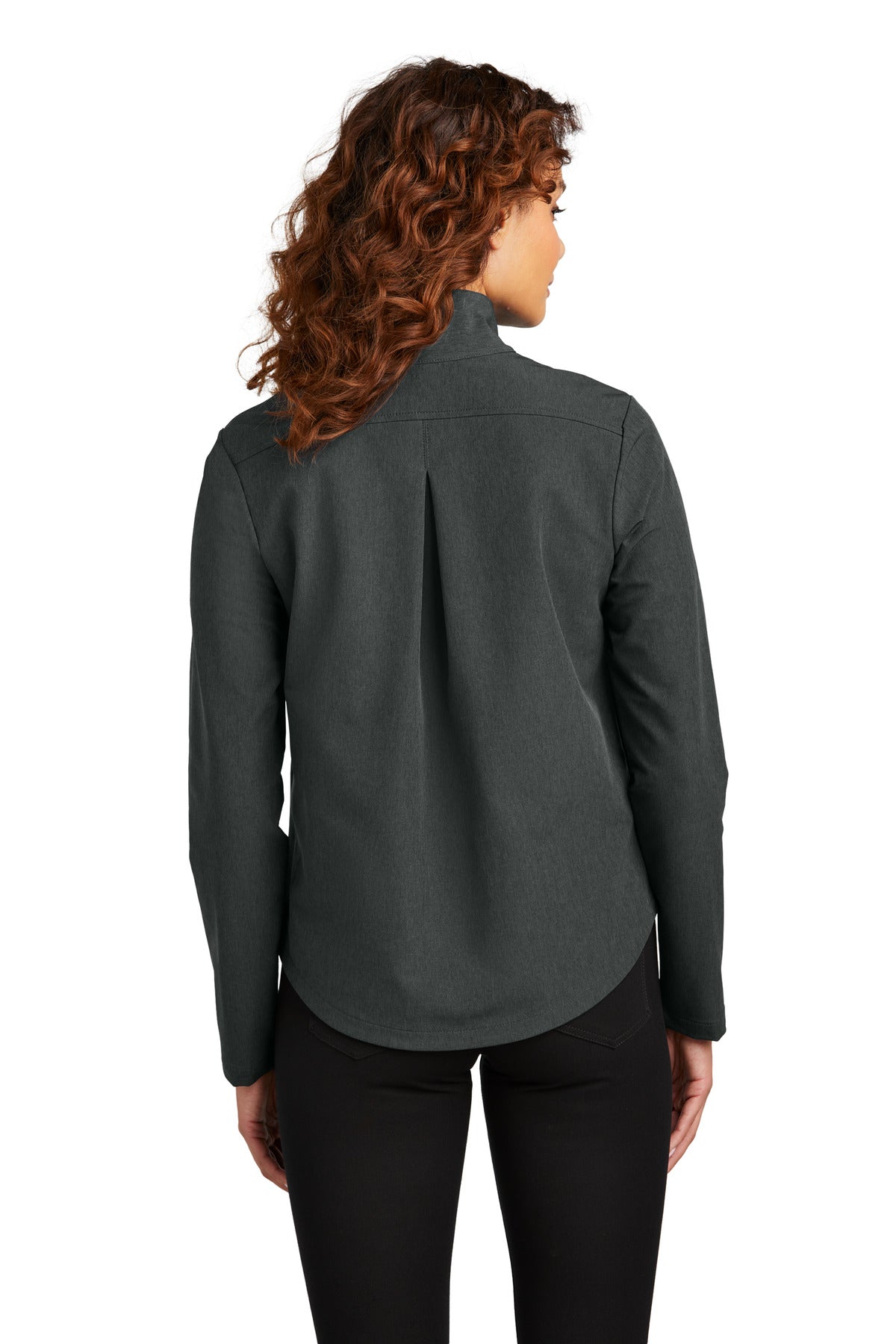 Custom Embroidered Mercer+Mettle Women's Stretch Soft Shell Jacket MM7103,Anchor Grey Heather