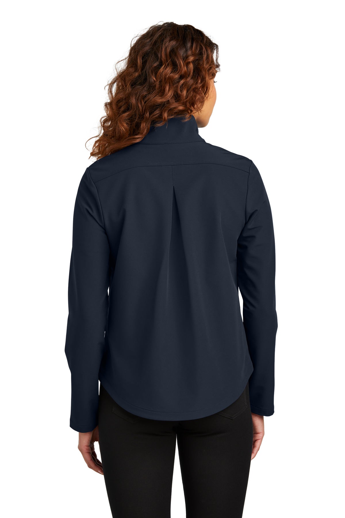 Custom Embroidered Mercer+Mettle Women's Stretch Soft Shell Jacket MM7103,Night Navy