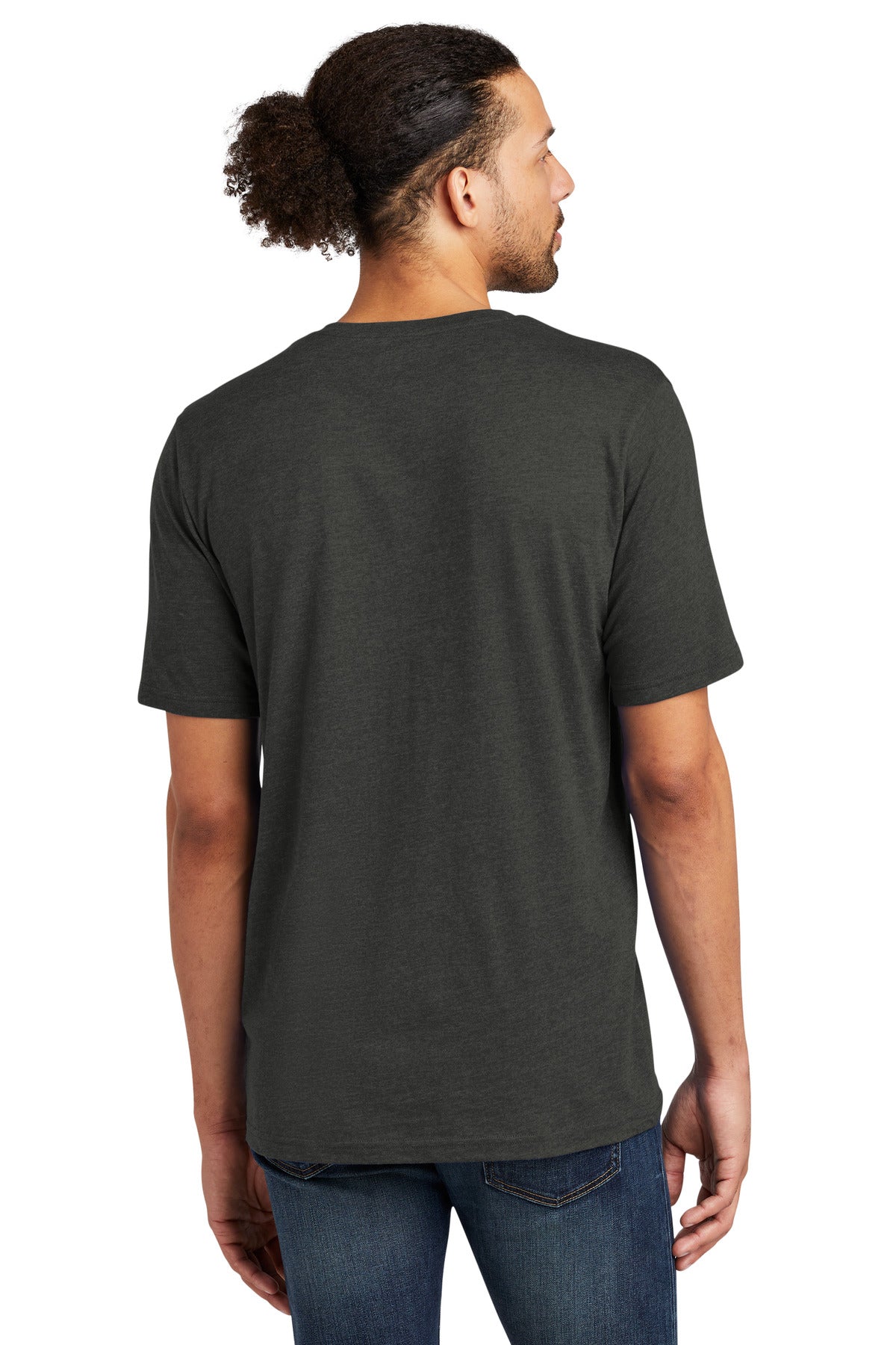 Custom Embroidered New Era Tri-Blend Tee NEA135,Graphite
