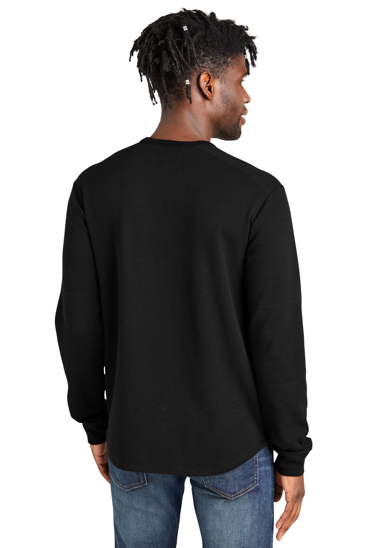 Custom Embroidered New Era Thermal Long Sleeve NEA140,Black