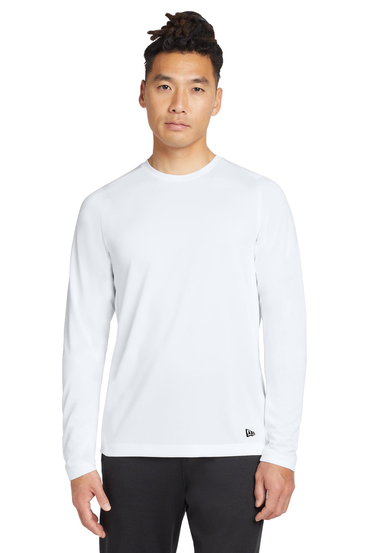 New Era Series Performance Long Sleeve Crew Tee. NEA201