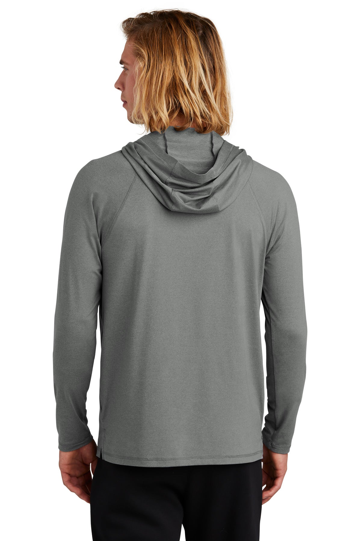 Custom Embroidered New Era Power Long Sleeve Hoodie NEA229,Shadow Grey Heather