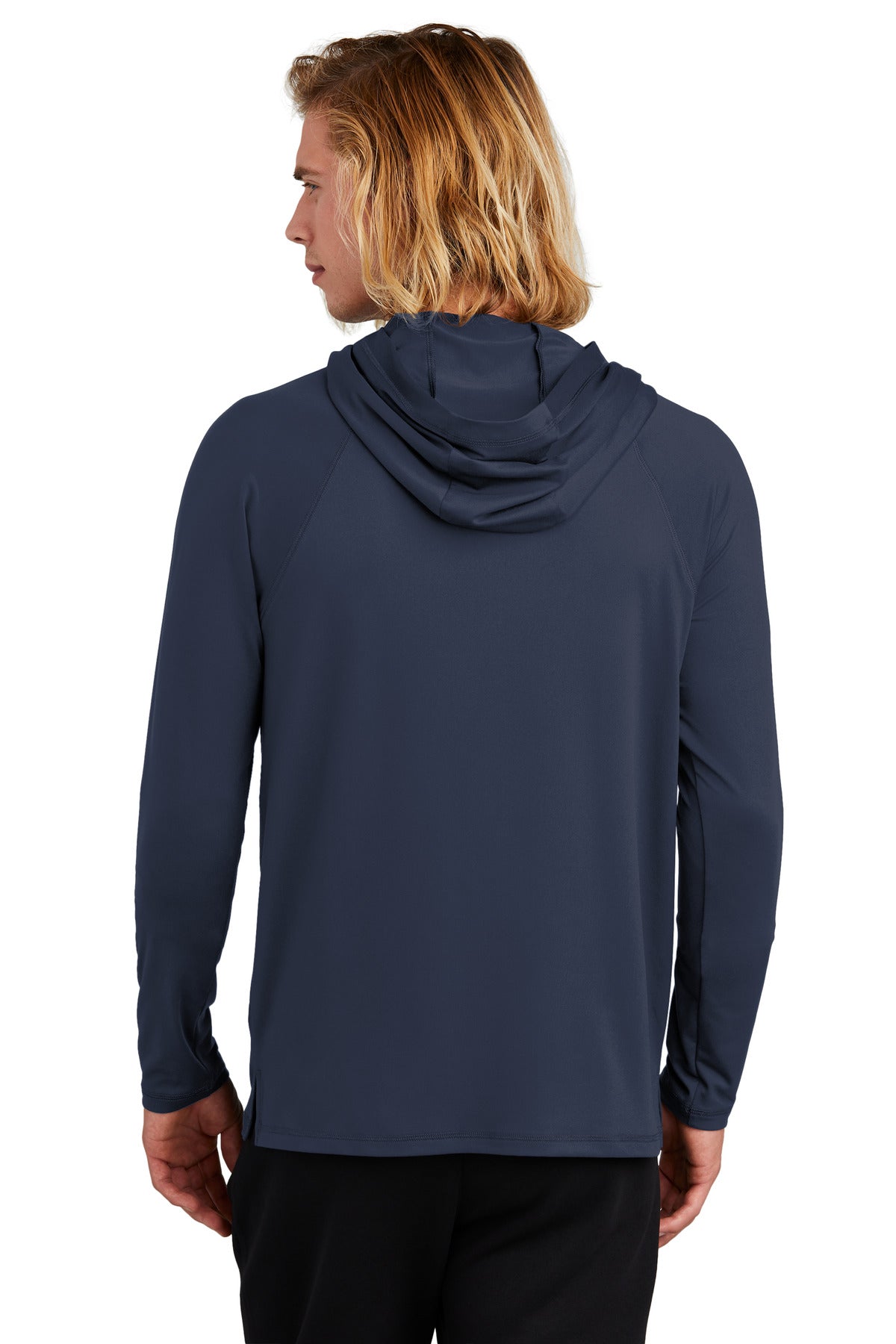 Custom Embroidered New Era Power Long Sleeve Hoodie NEA229,True Navy