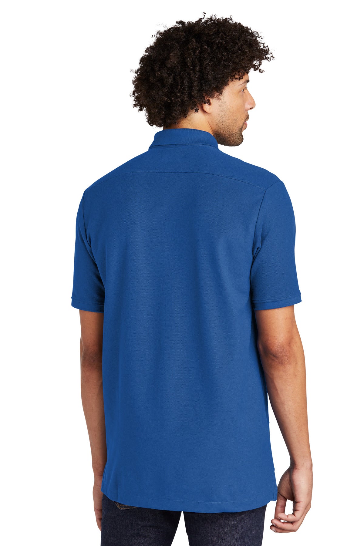 Custom Embroidered New Era Venue Home Plate Polo. NEA300,Royal