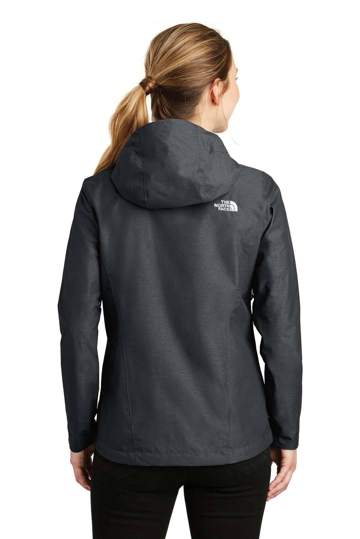 Custom Embroidered The North Face Women's DryVent Rain Jacket. NF0A3LH5,TNF Dark Grey Heather