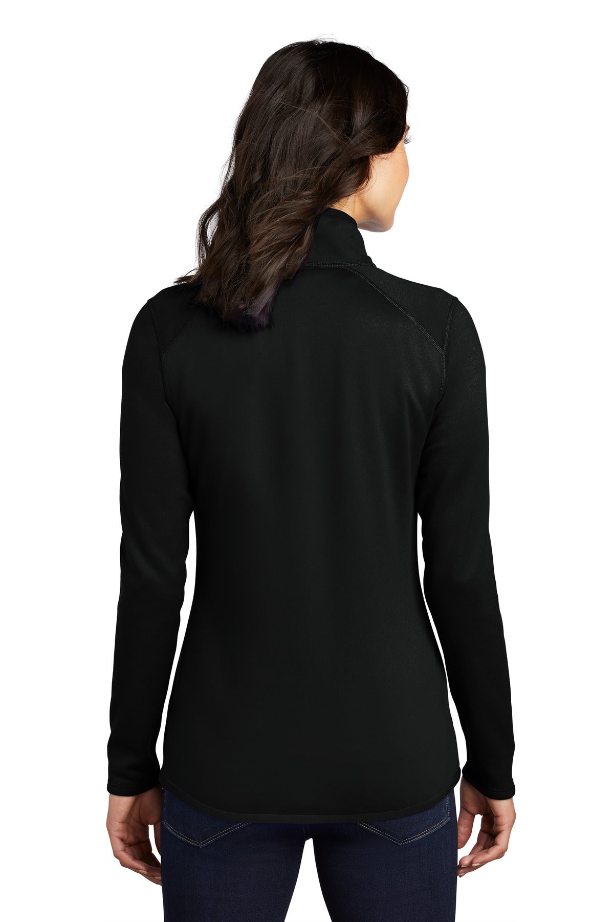 Custom Embroidered The North Face Women's Skyline Full-Zip Fleece Jacket NF0A7V62,TNF Black