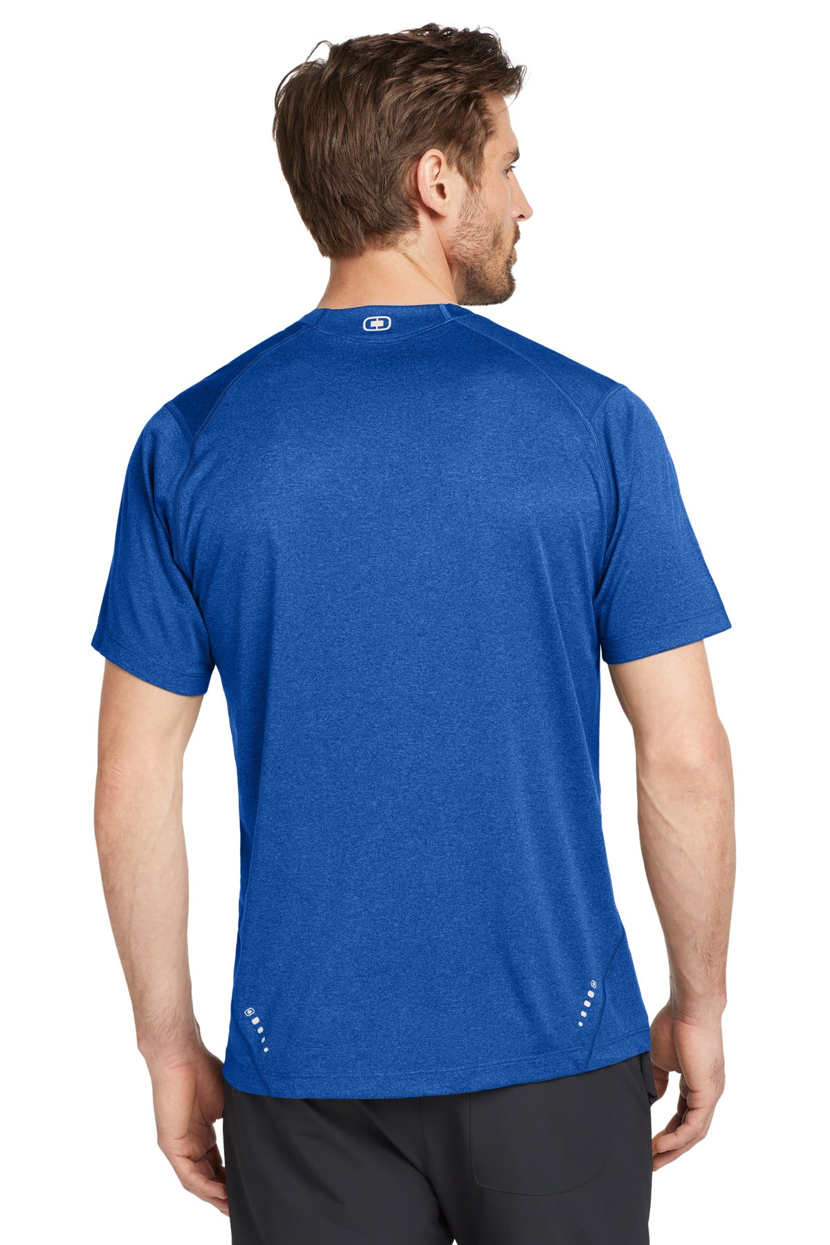 Custom Embroidered OGIO Pulse Crew. OE320,Electric Blue