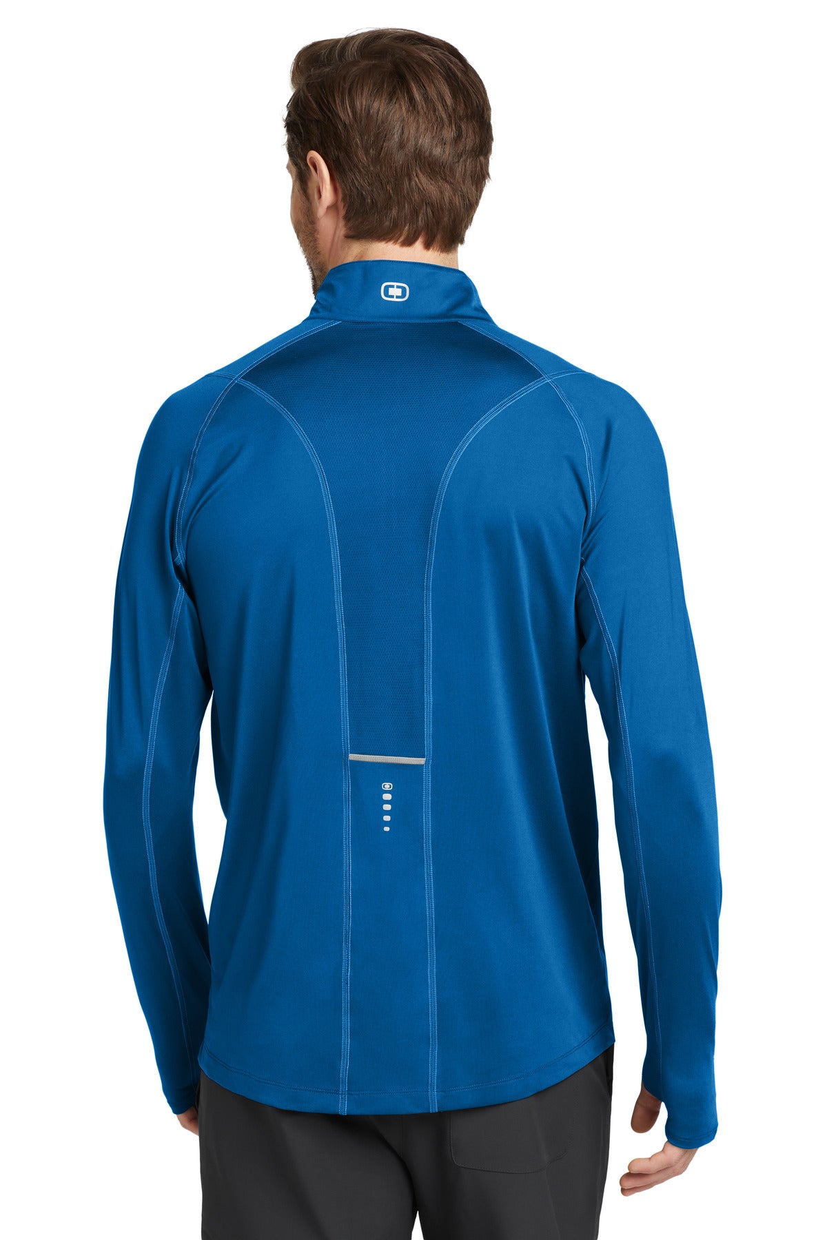 Custom Embroidered OGIO Nexus 1/4-Zip Pullover. OE335,Electric Blue