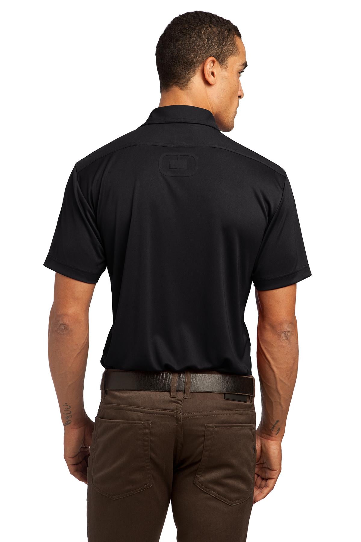 Custom Embroidered OGIO - Hybrid Polo. OG109,Blacktop