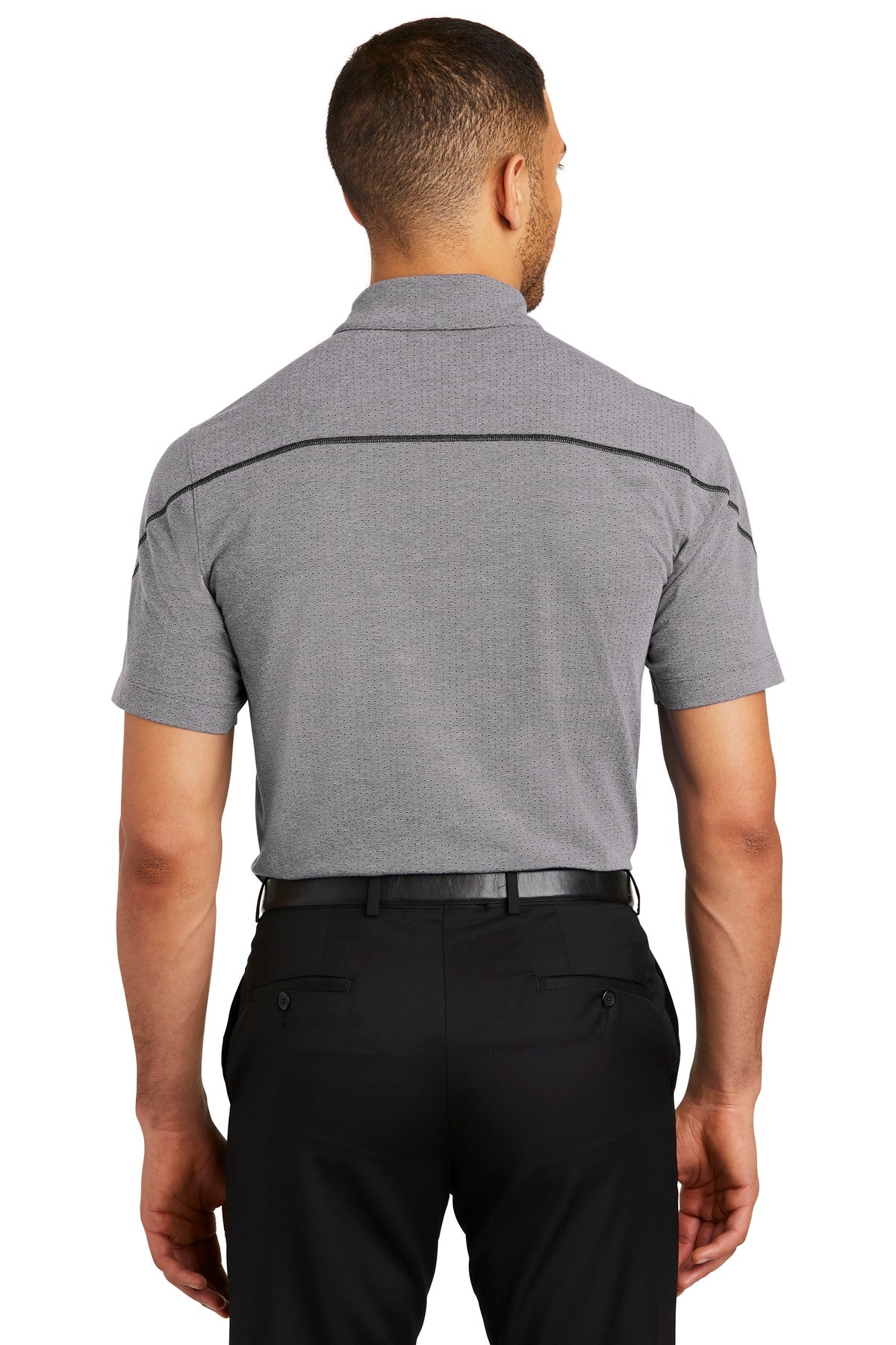 Custom Embroidered OGIO Tread Polo. OG135,Grey Heather
