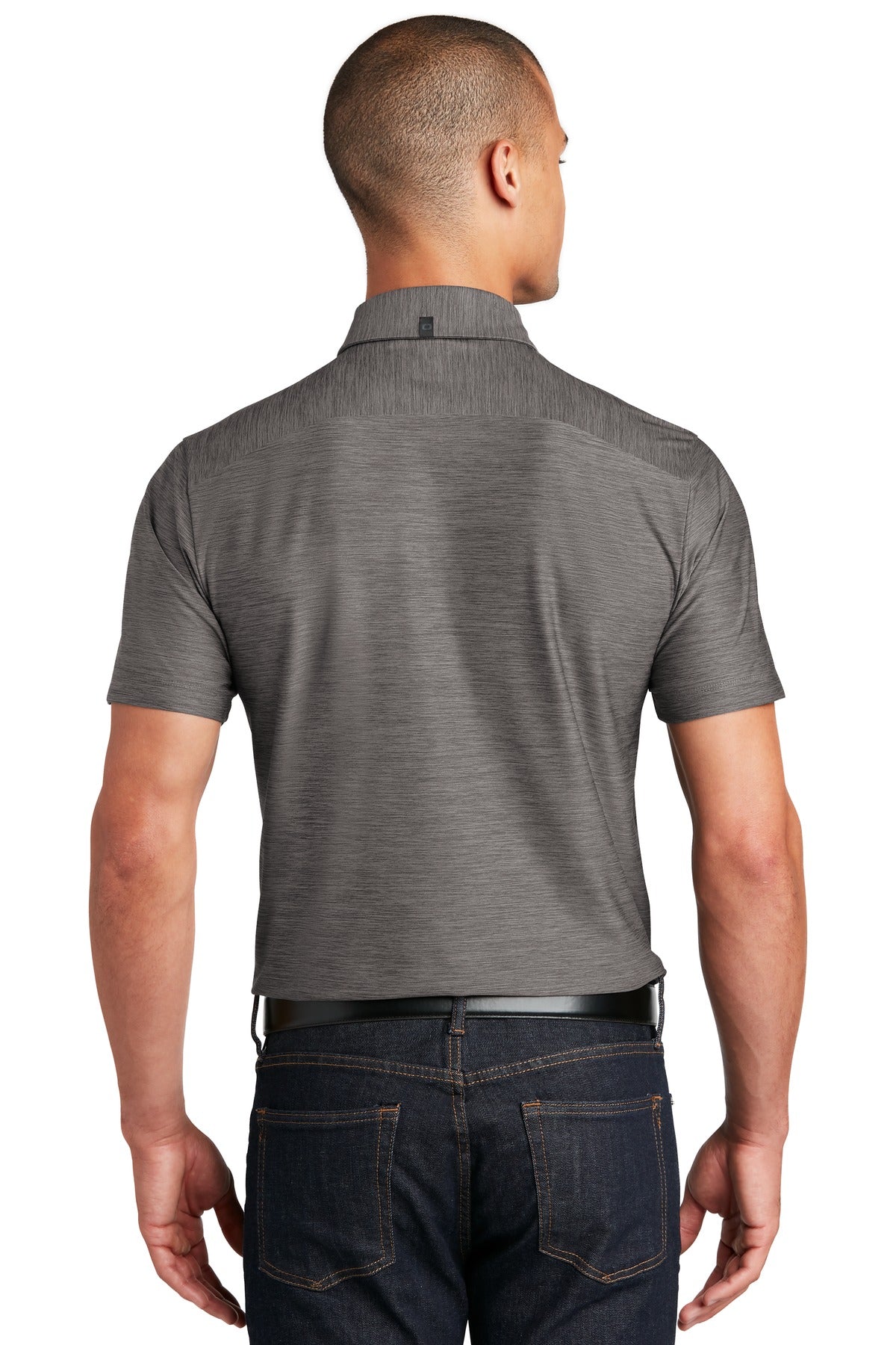Custom Embroidered OGIO Slate Polo. OG143,Gear Grey