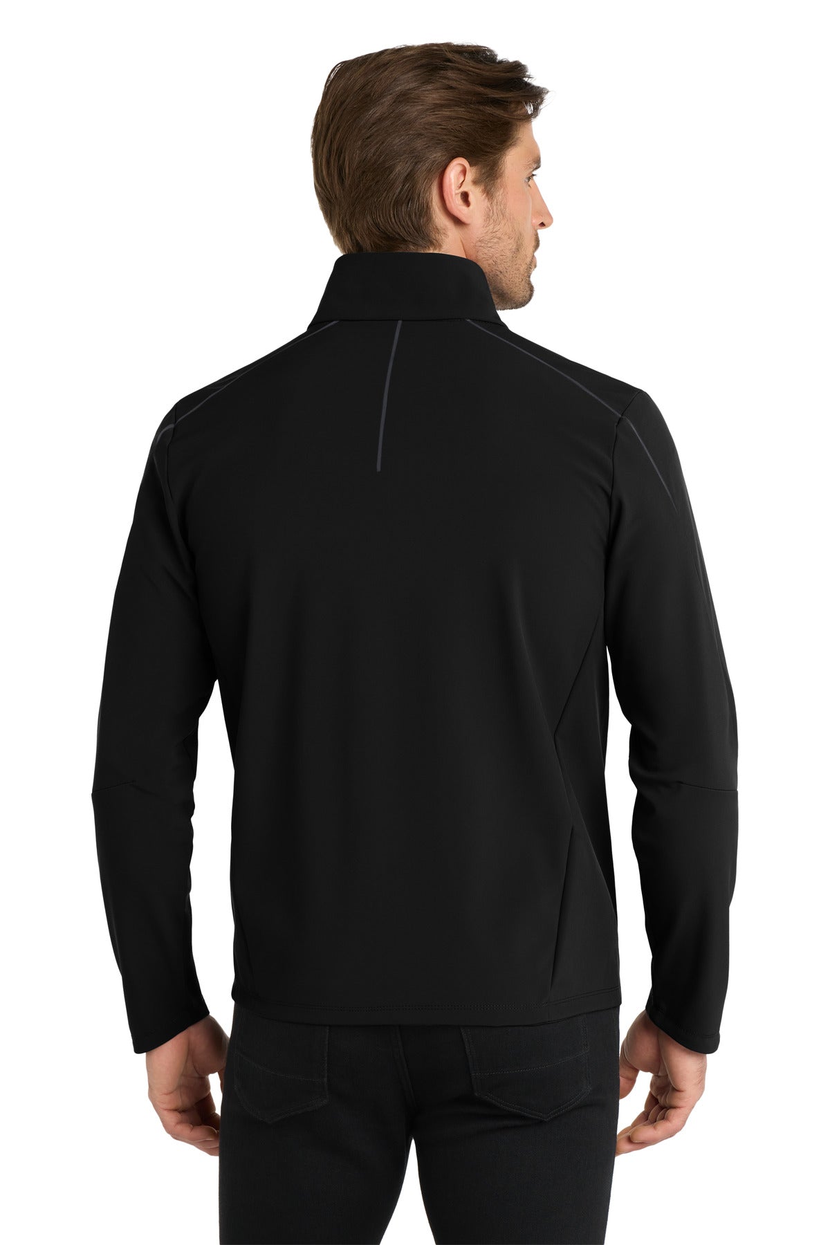 Custom Embroidered OGIO Commuter Full-Zip Soft Shell OG755,Blacktop
