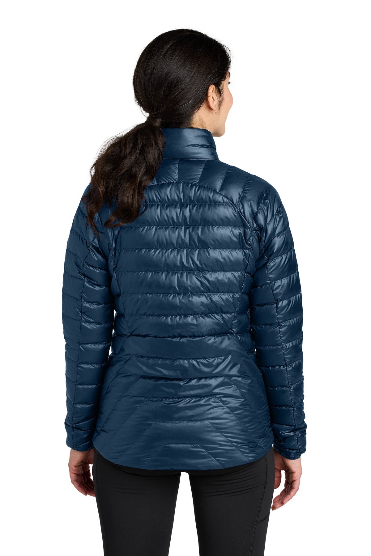 Custom Embroidered LIMITED EDITION Outdoor Research Women's 800 Tech Down Jacket OR322229,Naval Blue