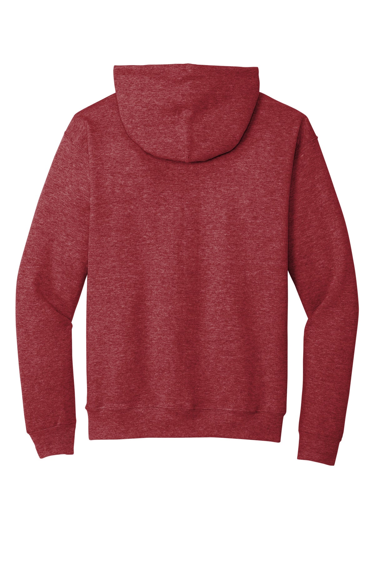 Hanes EcoSmart - Pullover Hooded Sweatshirt. P170 Heather Red