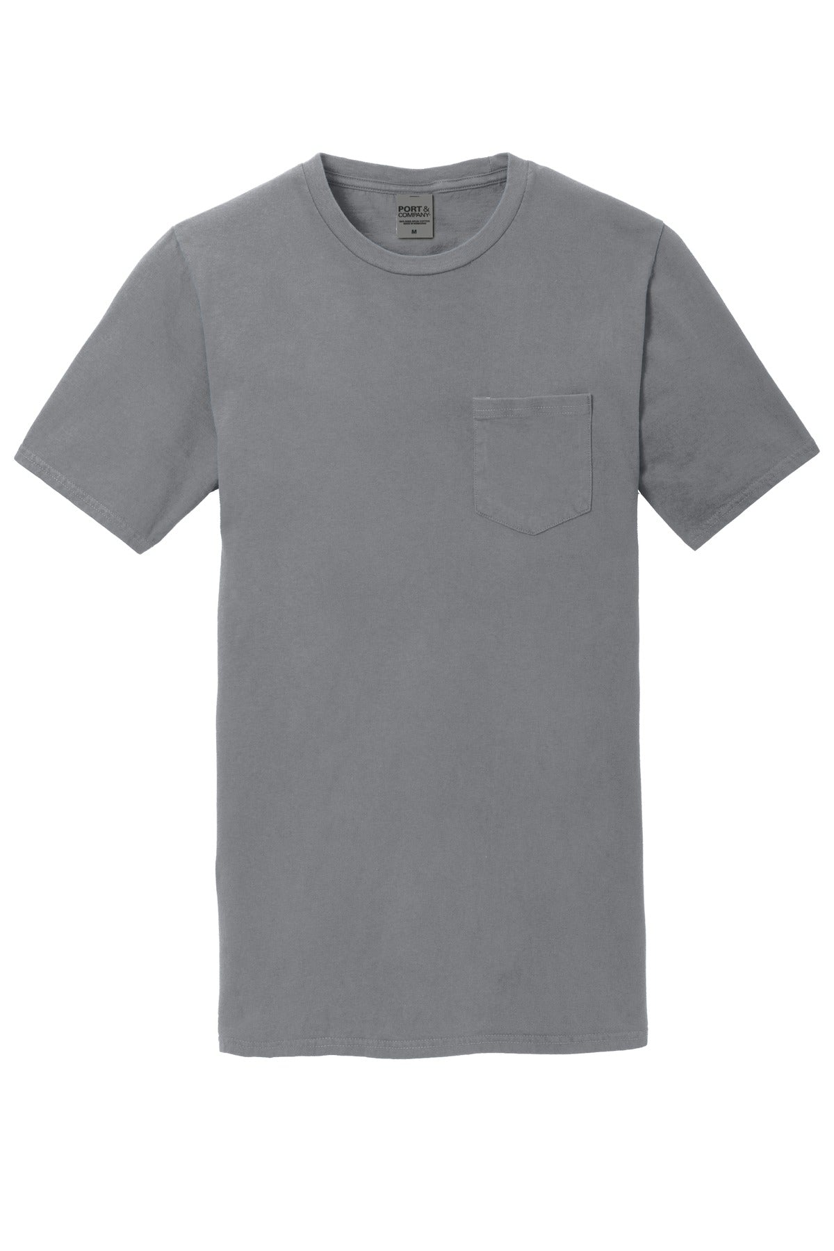 Port & Company Beach Wash Garment-Dyed Pocket Tee. PC099P