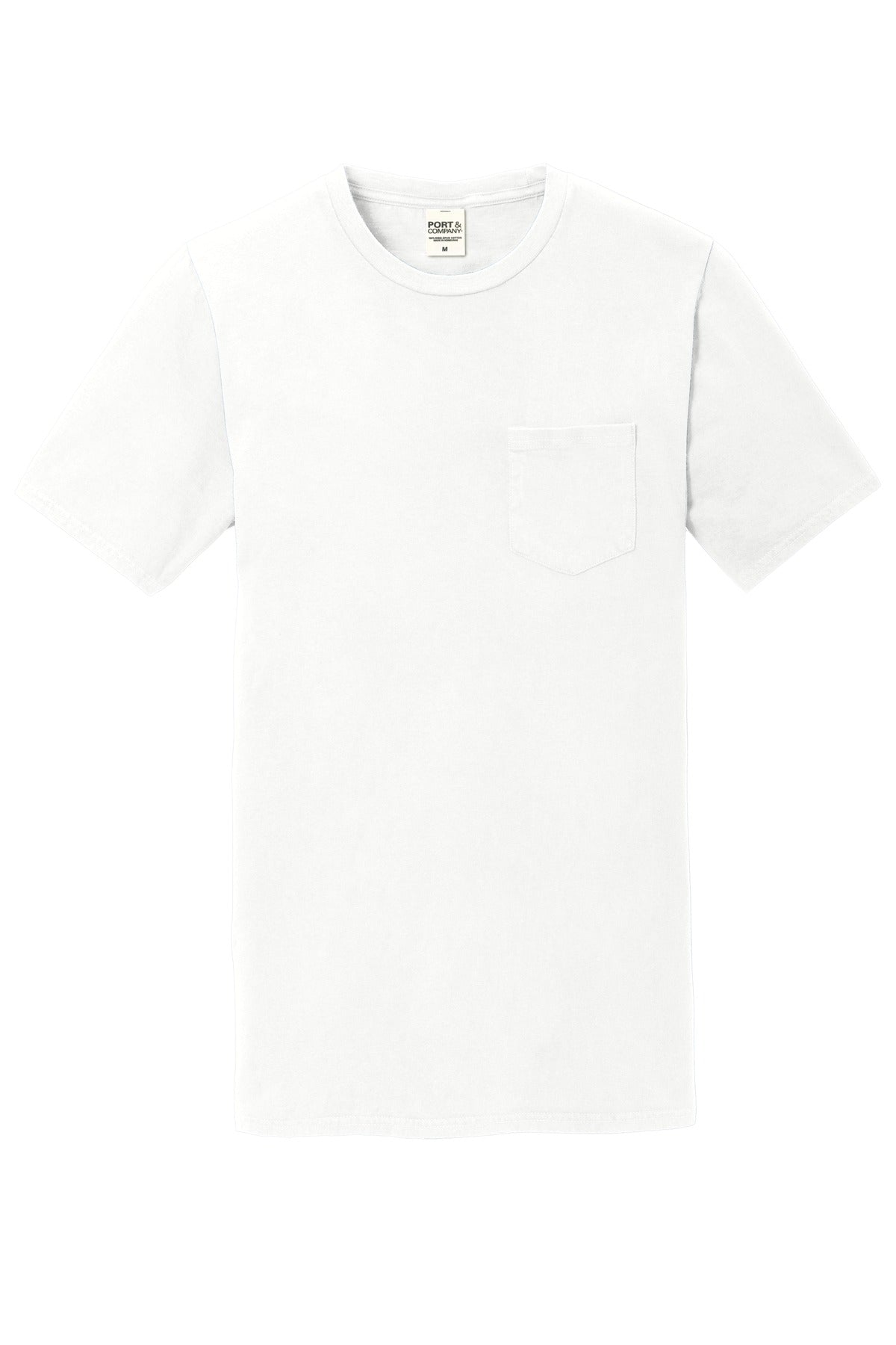 Port & Company Beach Wash Garment-Dyed Pocket Tee. PC099P