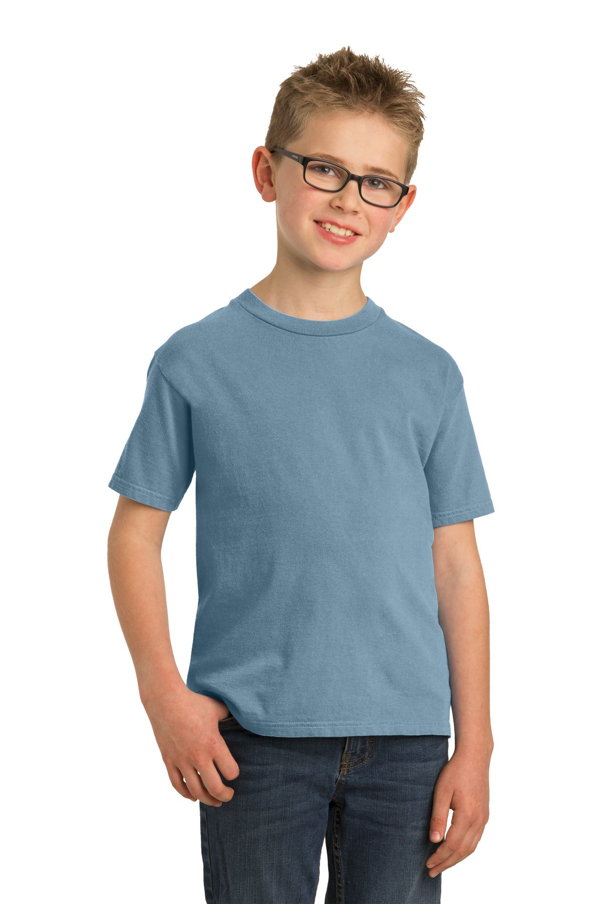 Port & Company Youth Beach Wash Garment-Dyed Tee. PC099Y