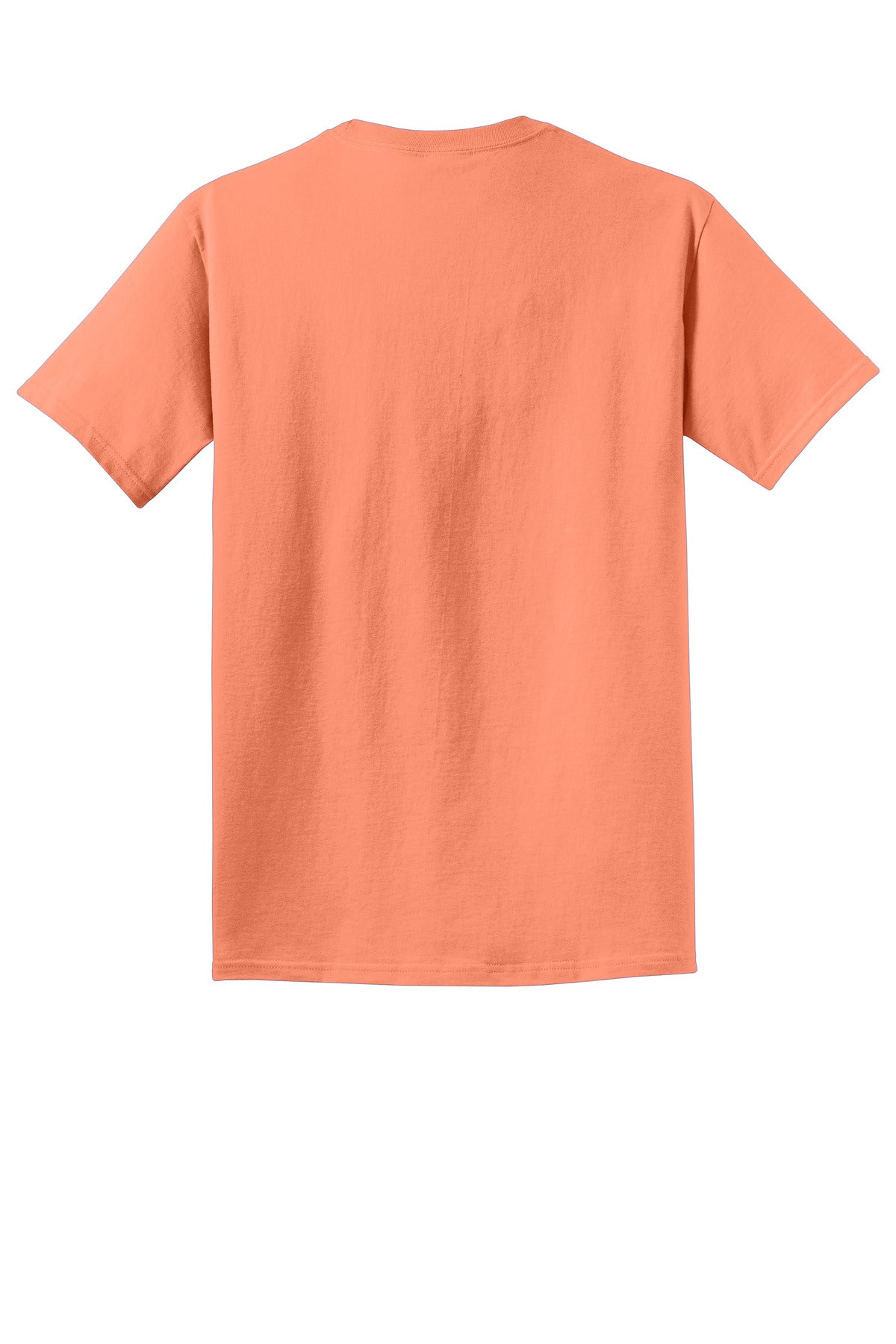 Custom Embroidered Port & Co T-Shirts in Cantaloupe