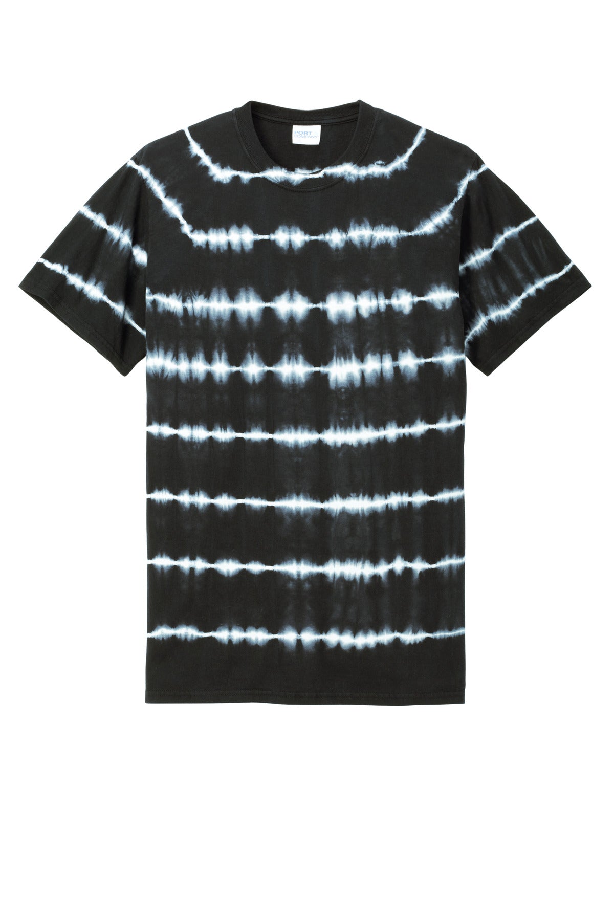 Port & Company Allover Stripe Tie-Dye Tee PC142