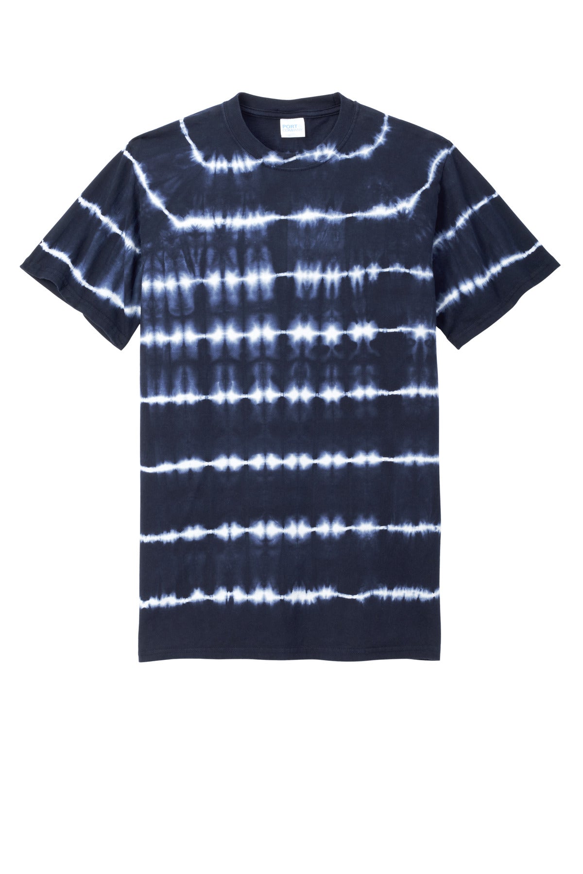 Port & Company Allover Stripe Tie-Dye Tee PC142