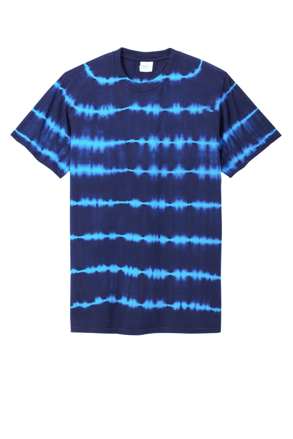 Port & Company Allover Stripe Tie-Dye Tee PC142