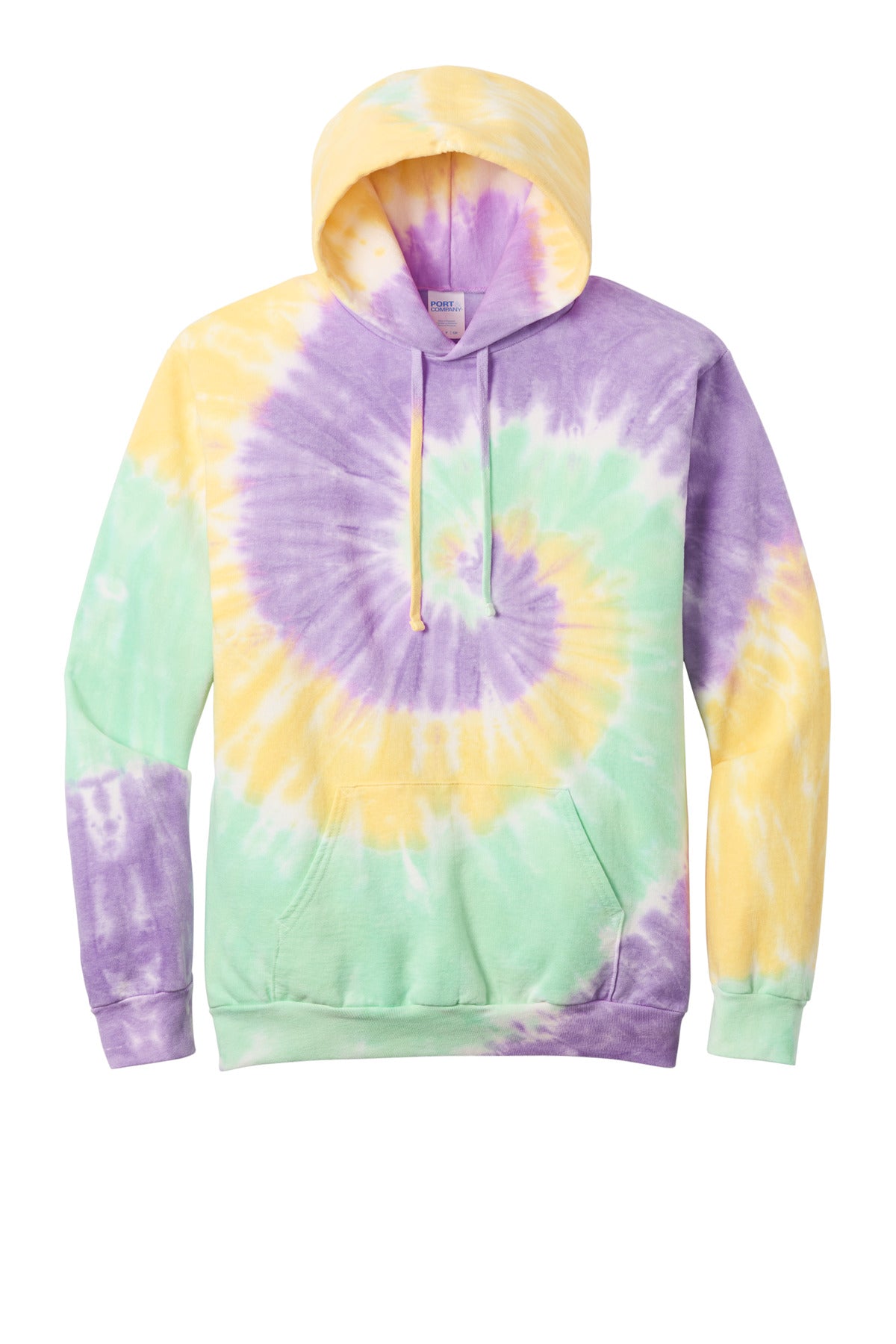 Port & Company Tie-Dye Pullover Hooded Sweatshirt. PC146