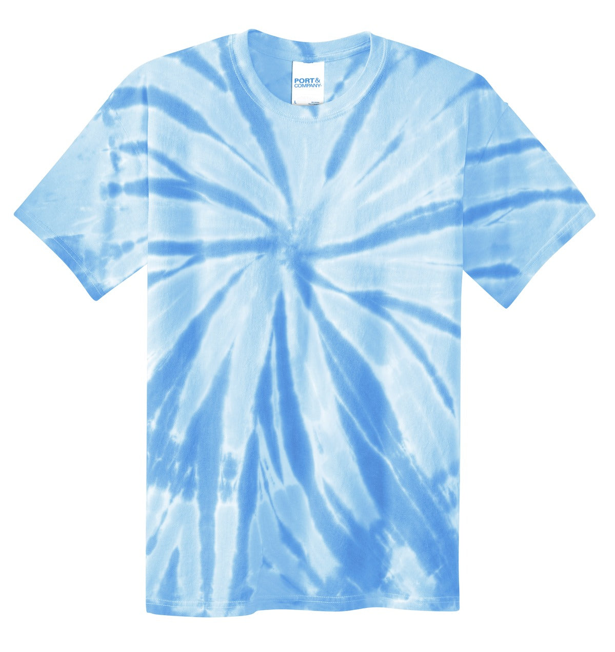 Port & Company - Youth Tie-Dye Tee. PC147Y Light Blue