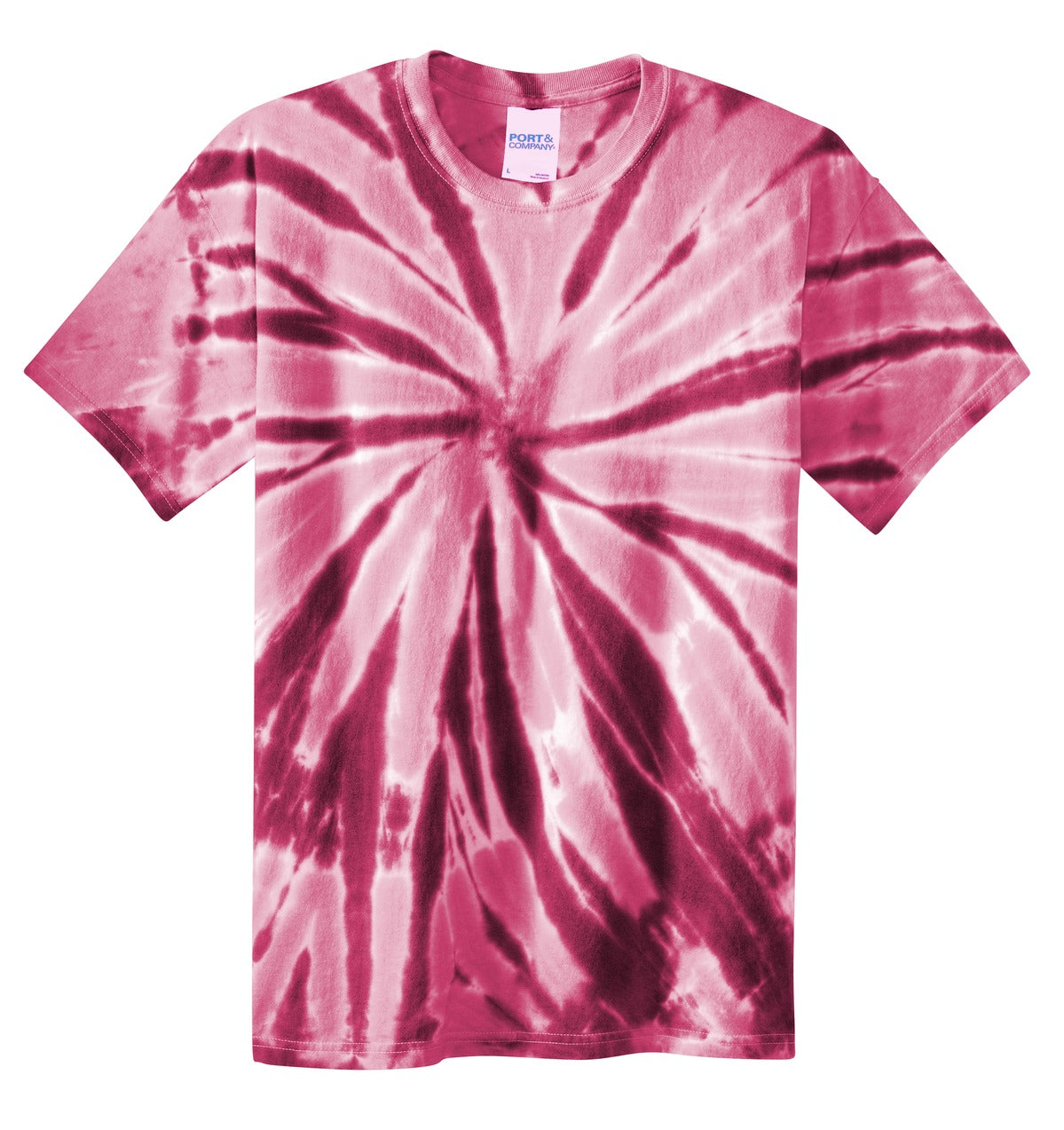 Port & Company - Tie-Dye Tee. PC147 Maroon