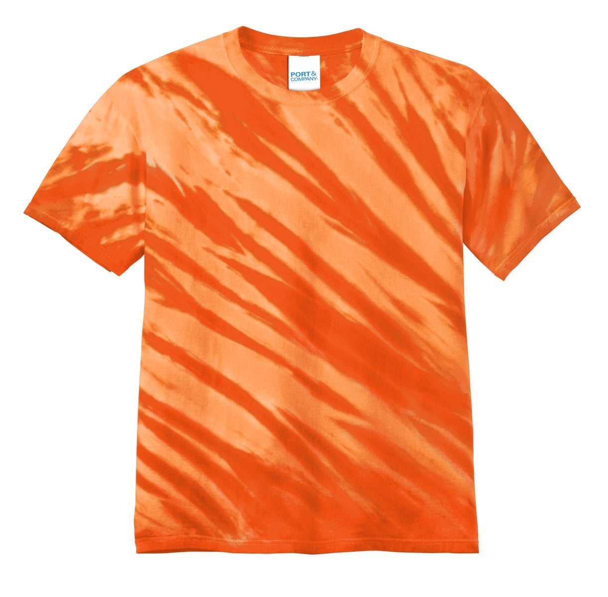 Port & Company - Tiger Stripe Tie-Dye Tee. PC148