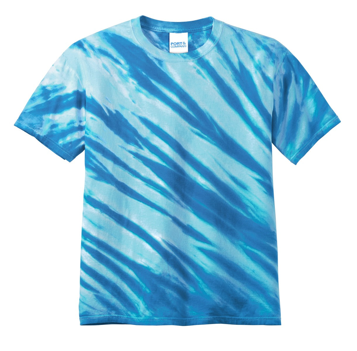 Port & Company - Tiger Stripe Tie-Dye Tee. PC148