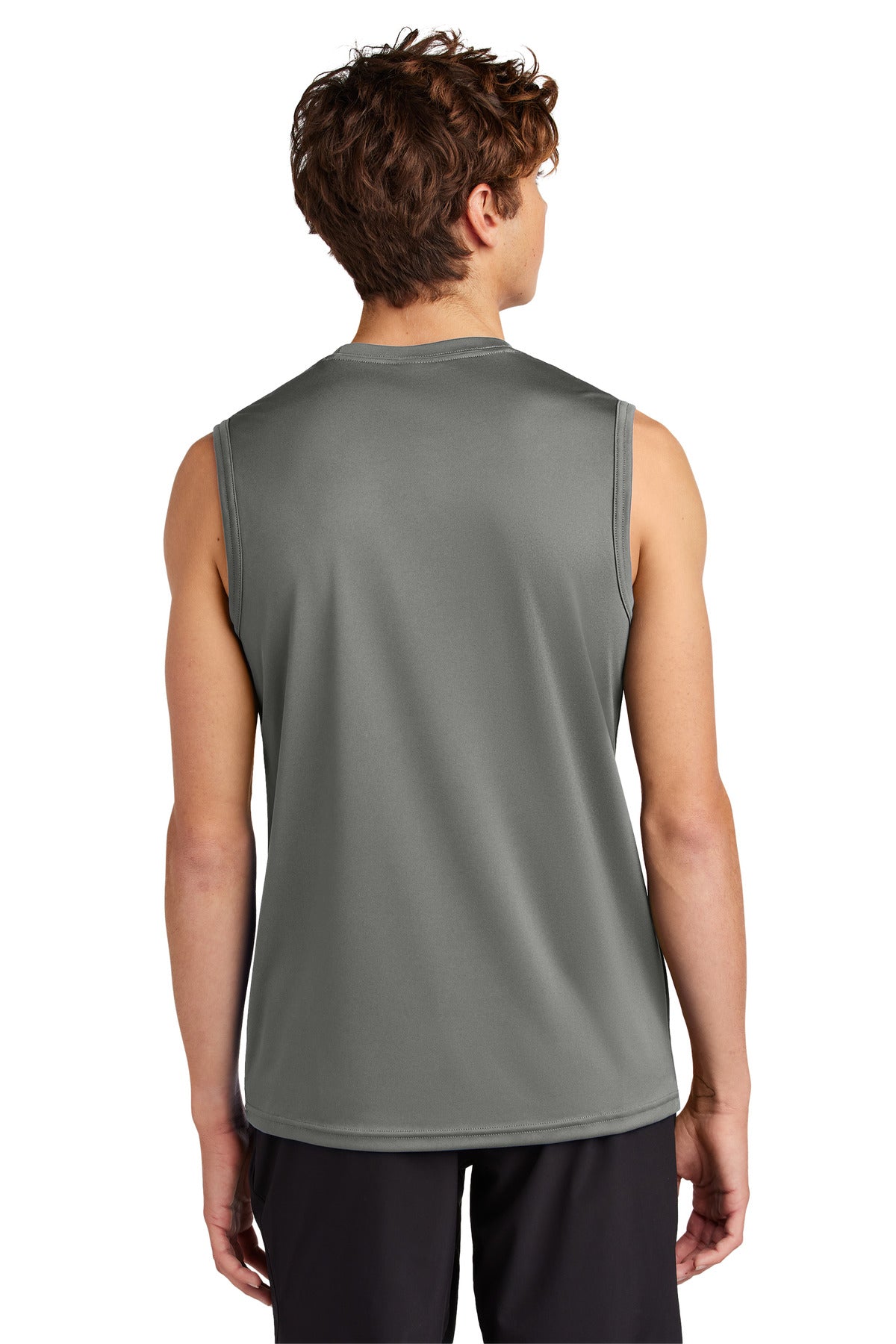 Custom Embroidered Port & Company Performance Sleeveless Tee PC380SL,Charcoal