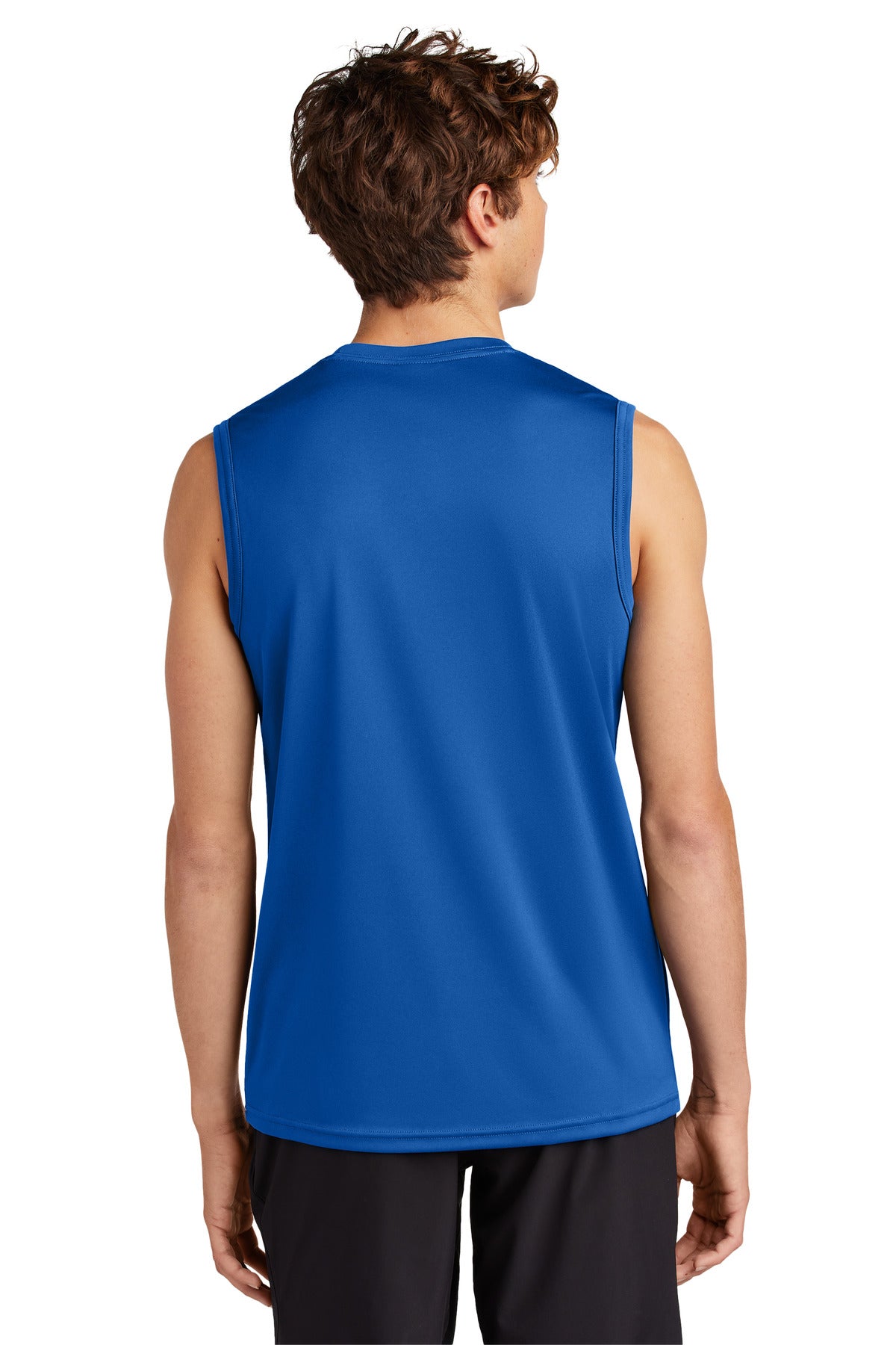 Custom Embroidered Port & Company Performance Sleeveless Tee PC380SL,True Royal