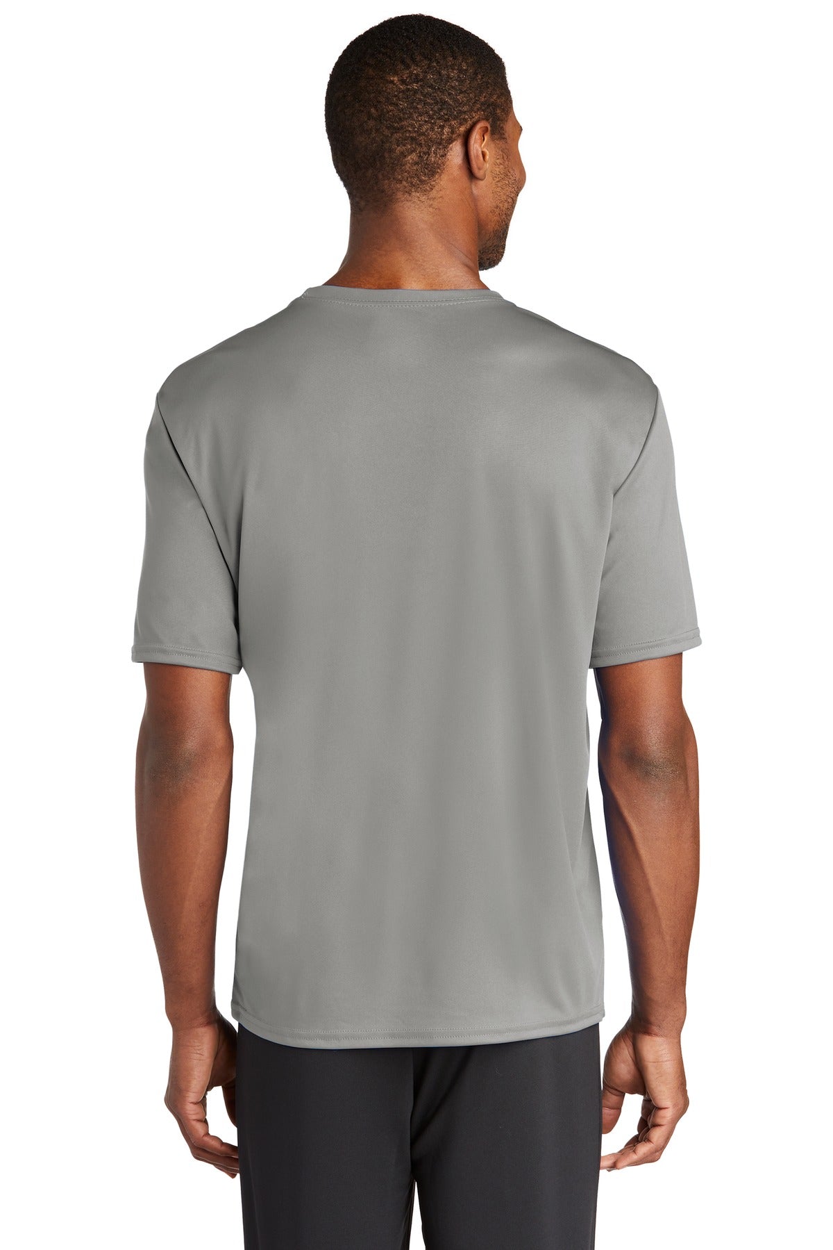 Custom Embroidered Port & Company Performance Tee. PC380,Grey Concrete