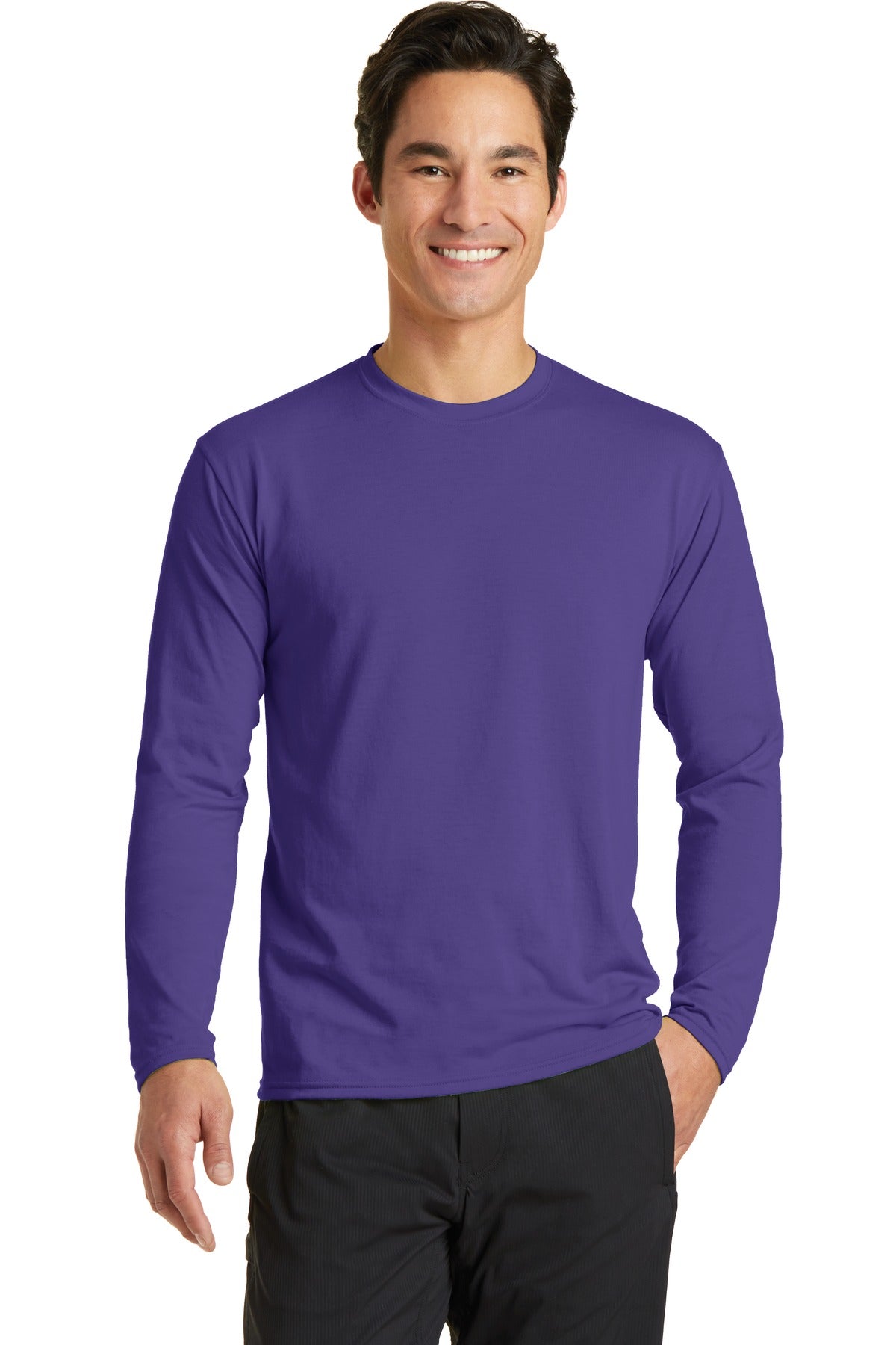 Port & Company Long Sleeve Performance Blend Tee. PC381LS