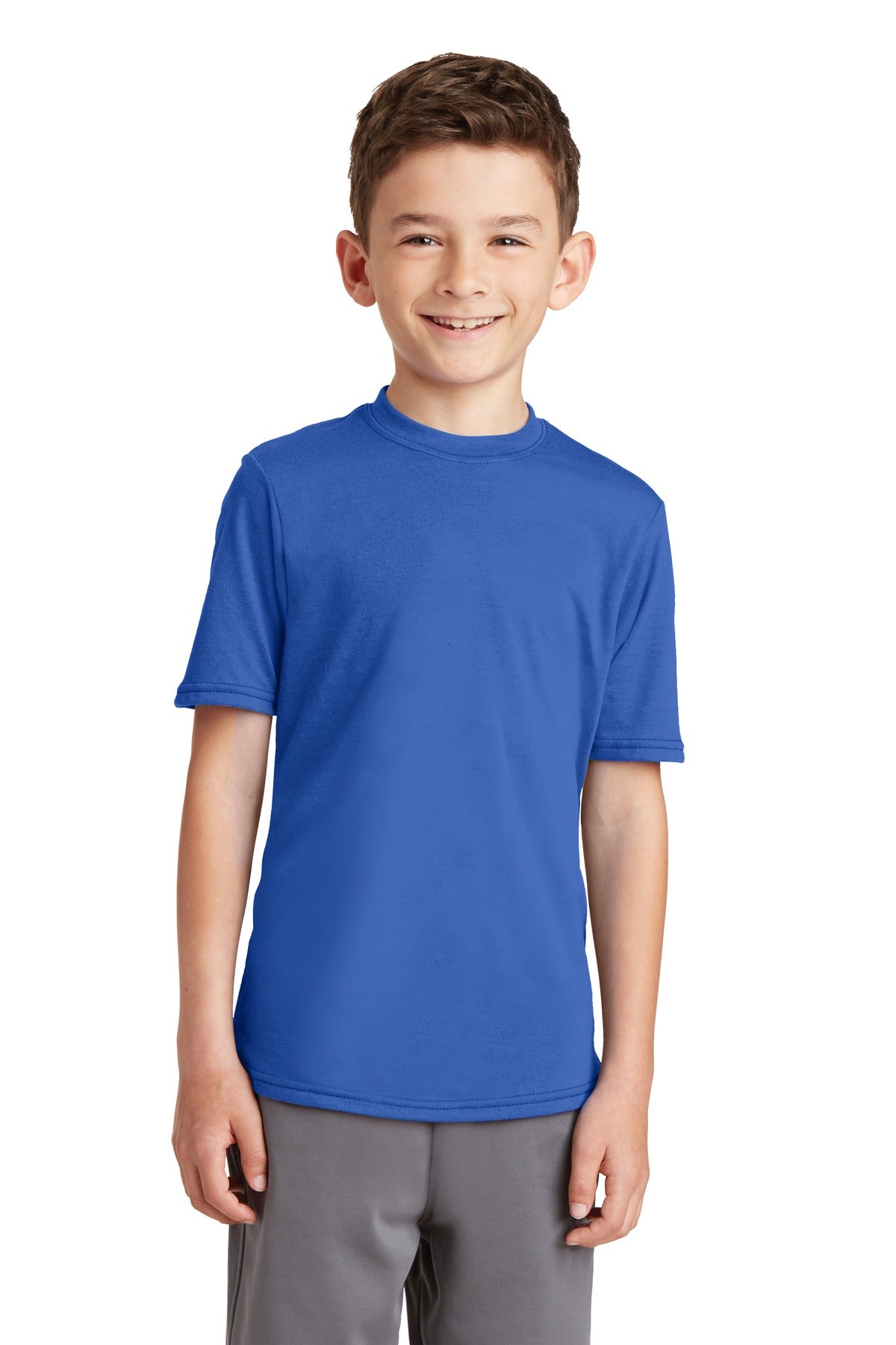 Port & Company Youth Performance Blend Tee. PC381Y