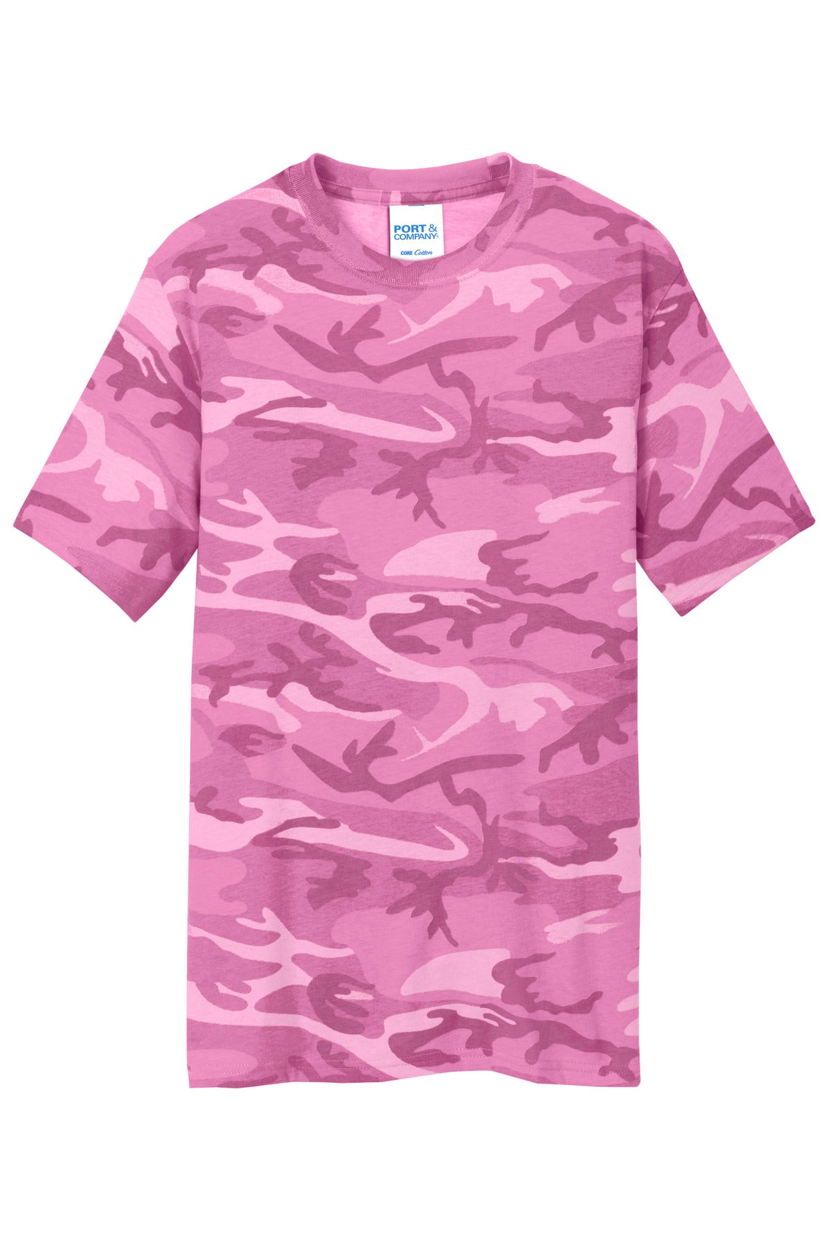 Port & Company Core Cotton Camo Tee. PC54C