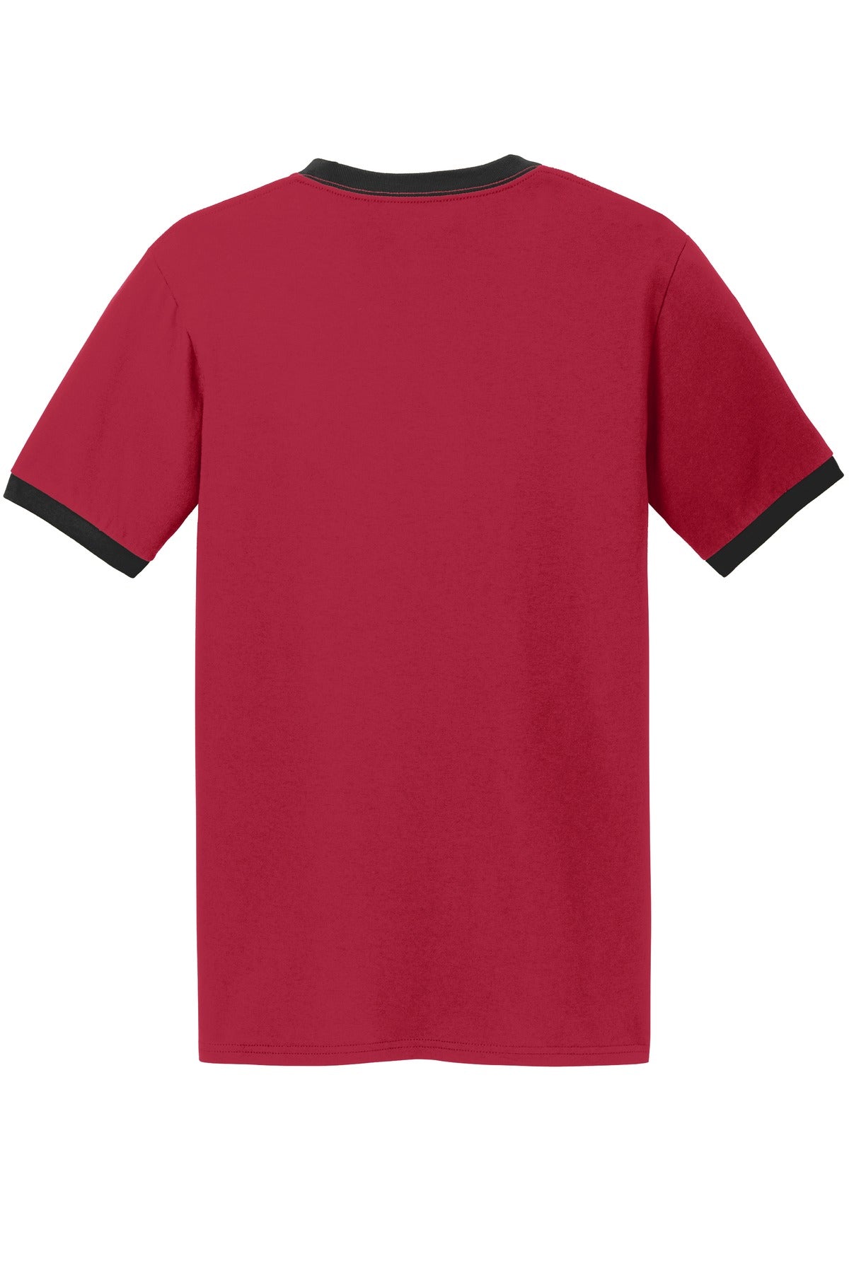 Port & Company Core Cotton Ringer Tee. PC54R