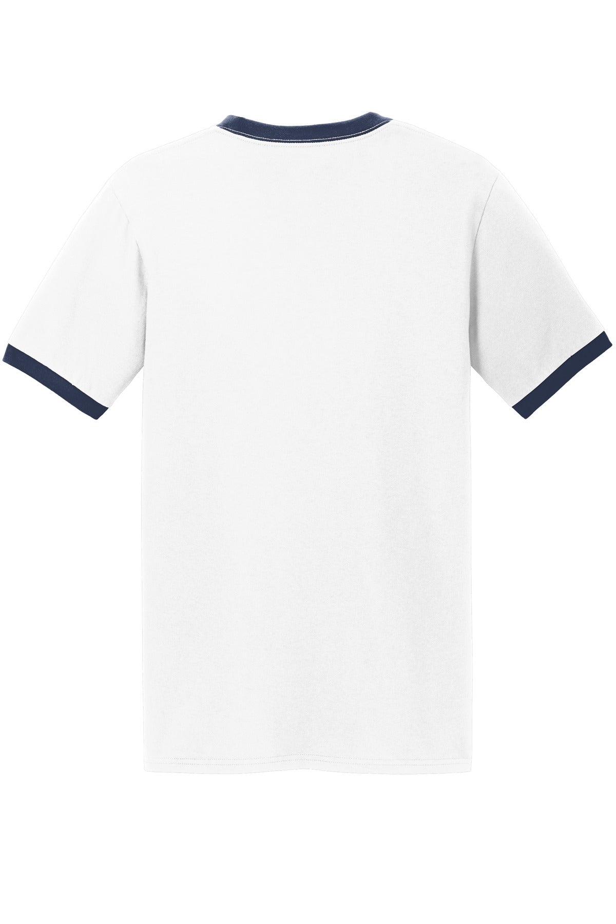 Port & Company Core Cotton Ringer Tee. PC54R