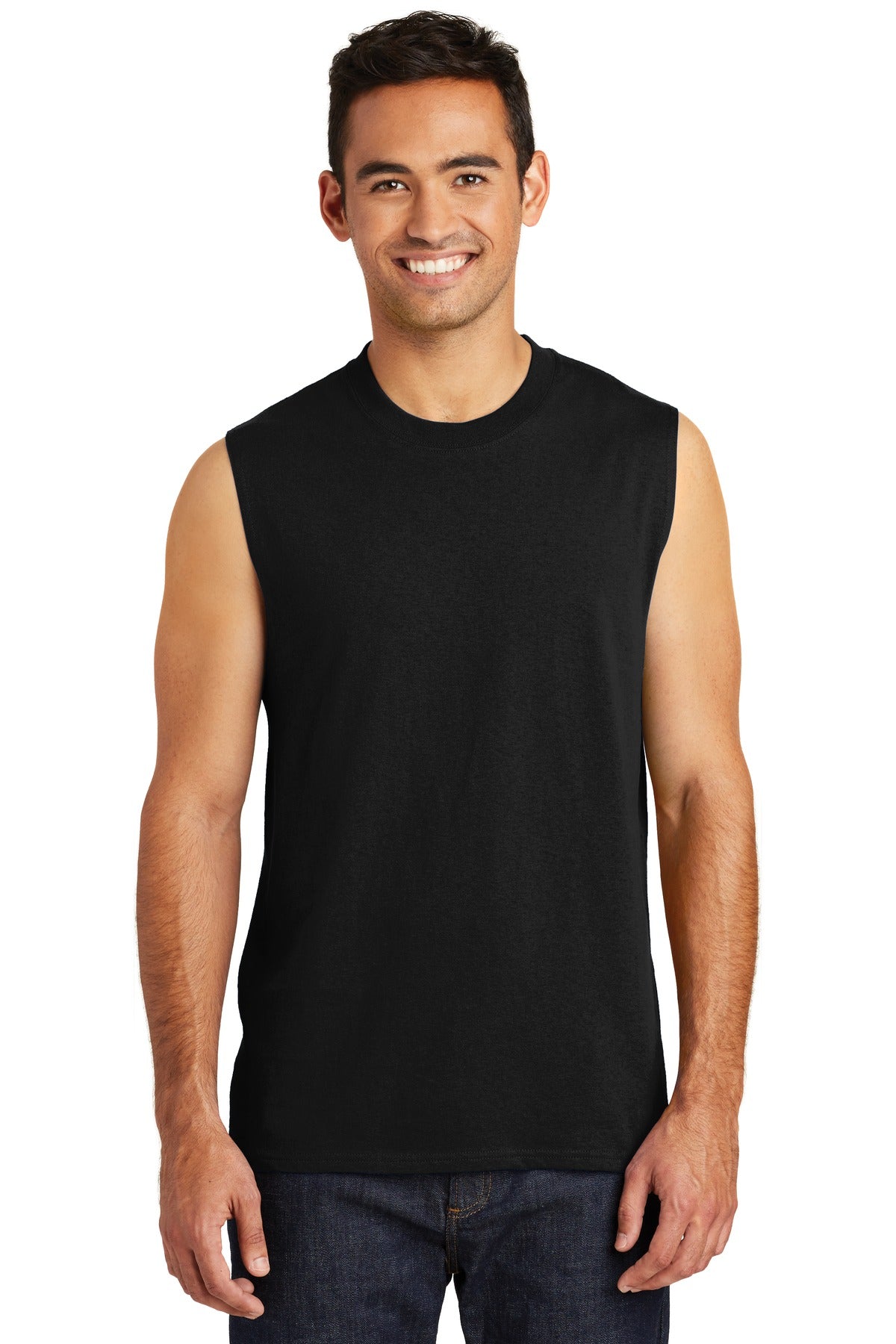 Port & Company Core Cotton Sleeveless Tee. PC54SL